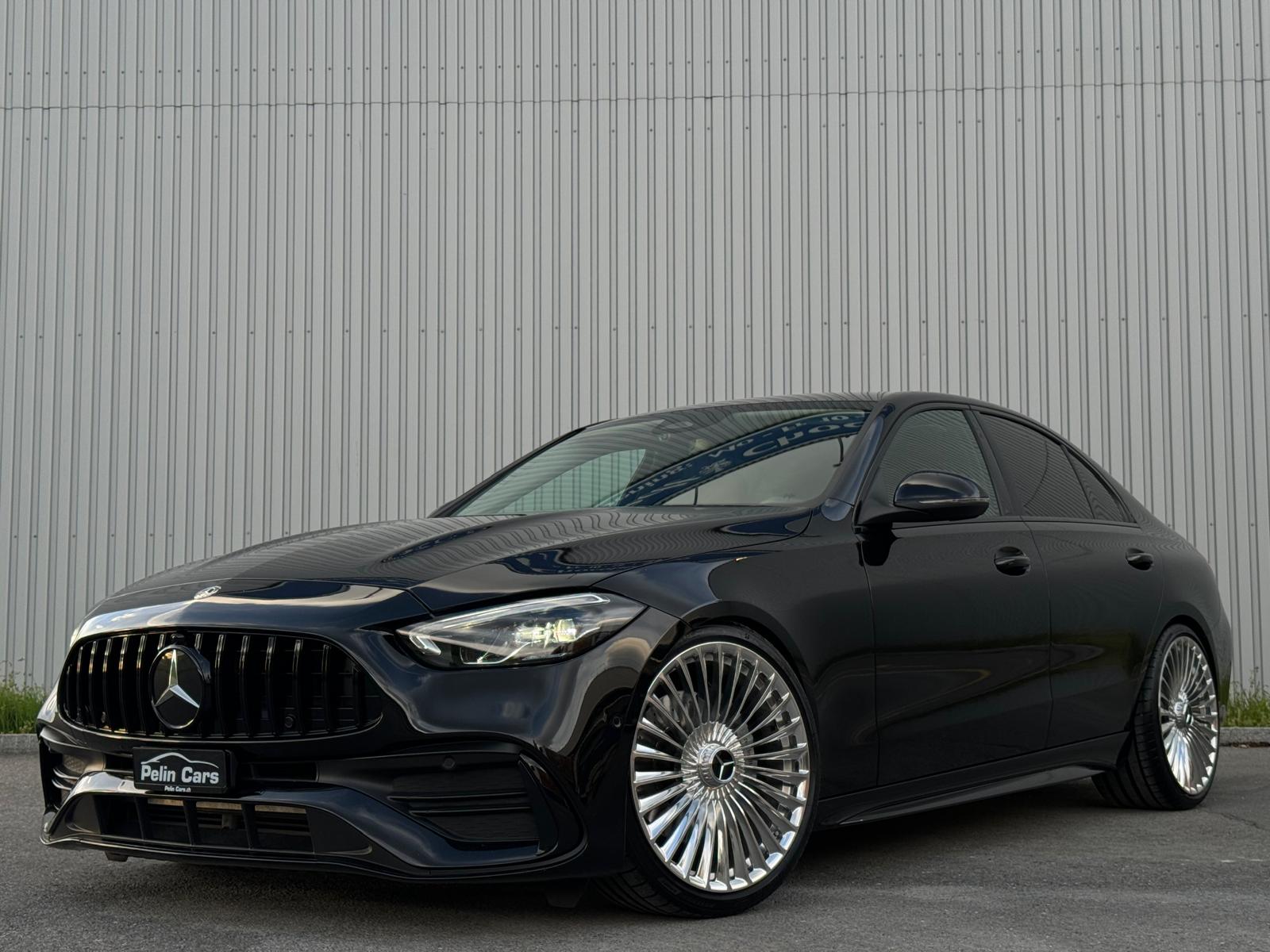 MERCEDES-BENZ C 180 AMG (C63s AMG Bodykit) Limited Black&Silver Performance 5 Jahre MB Vollgarantie & Gratisservice