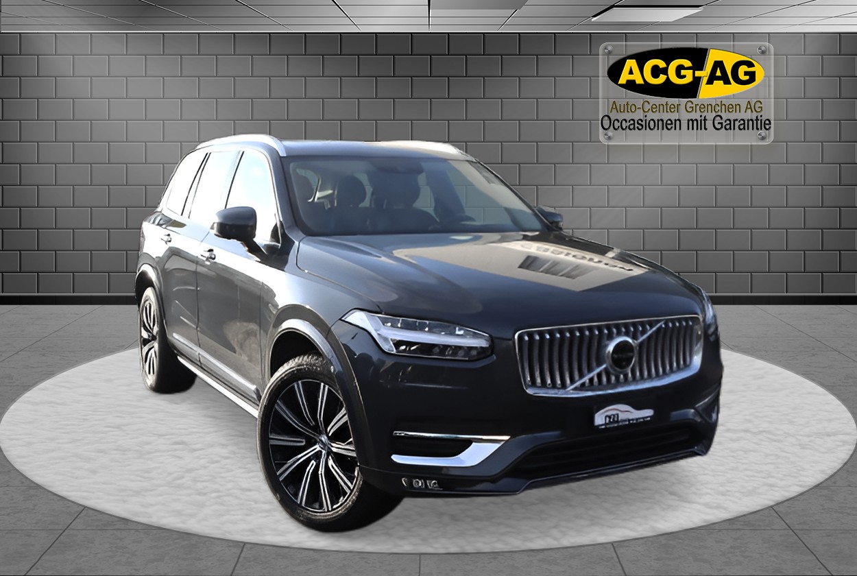 VOLVO XC90 B6 Benzin Mild Hybrid AWD Inscription Geartronic ** 300 PS ** Voll-Leder ** 7-Plätzer ** Navi ** RF-Kamera 360 ** AHK **