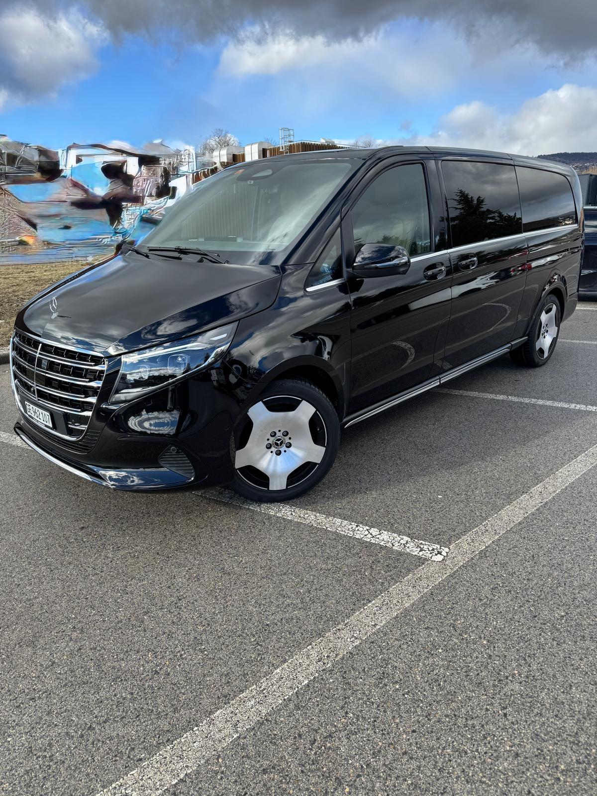 MERCEDES-BENZ V 300 d ExtraLang Exclusive 4Matic 9G-Tronic 7 place +41767797532 Reprendre un leasing