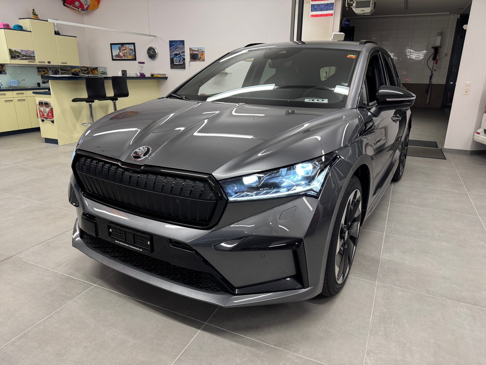 SKODA Enyaq iV 80x Sondermodel *SportLine* ((265PS)) *Neupreis 64'360.-*-image-5