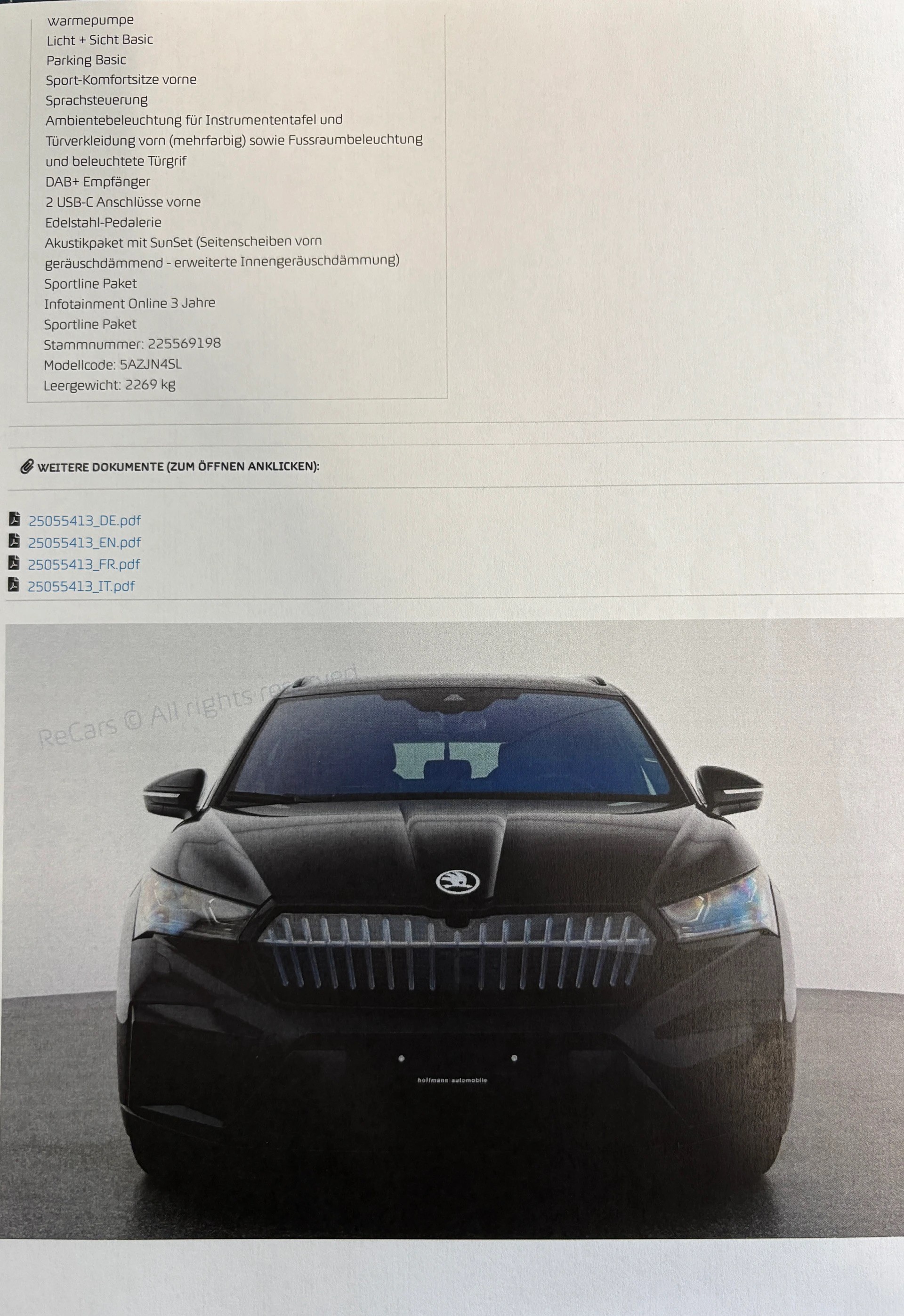 SKODA Enyaq iV 80xSondermodel *SportLine* ((265PS)) *Neupreis 67'490.-*-showroom-element-3