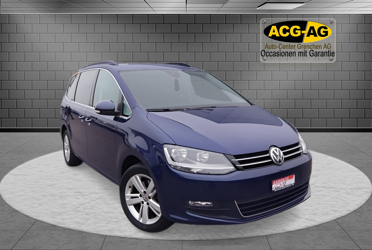 VW Sharan 1.4 TSI BlMT Swiss Line DSG ** 7-Plätzer ** RF-Kamera ** PR-Schiebedach ** Ab MFK **
