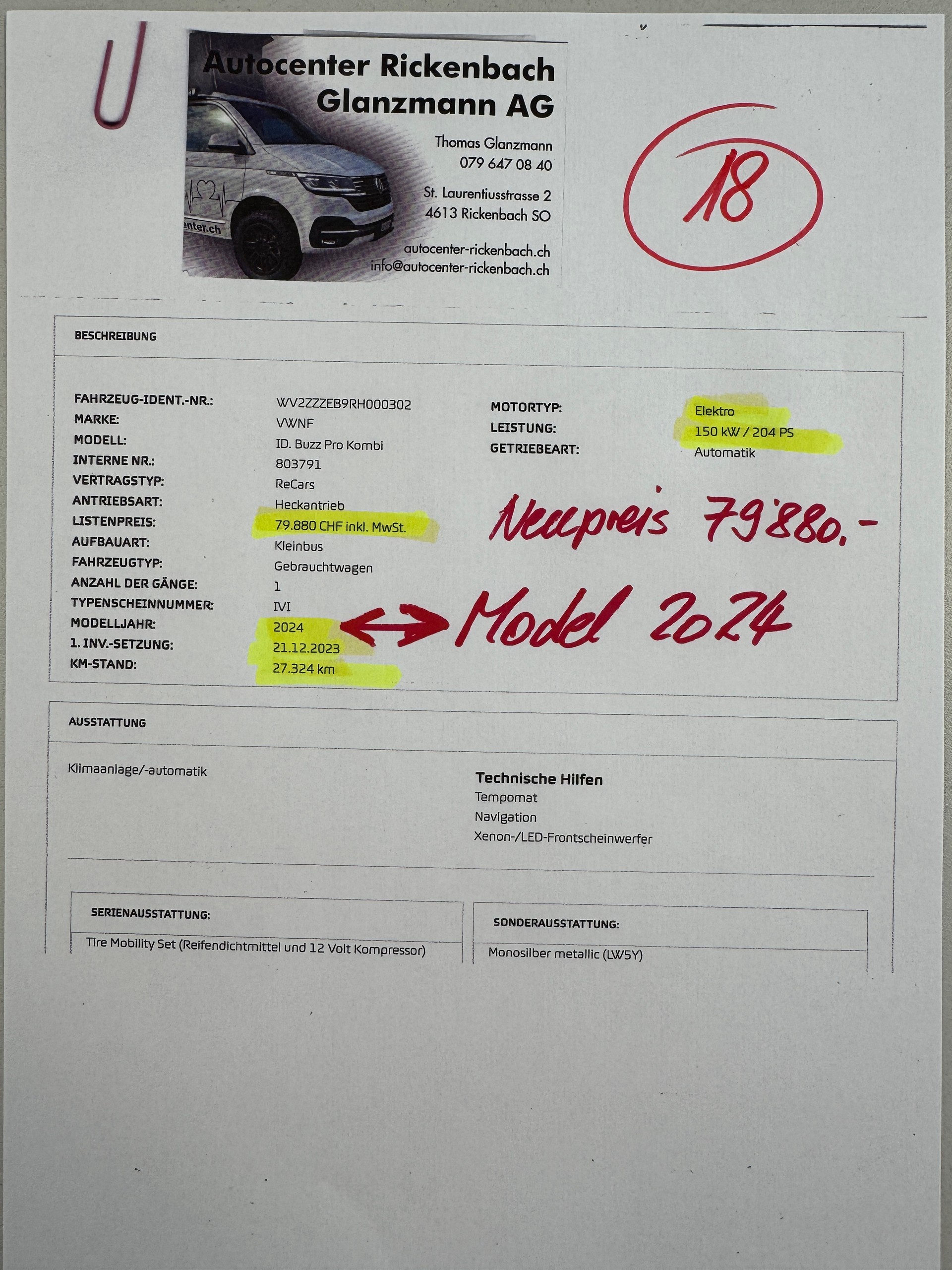 VW ID.Buzz NWB Pro *204PS* CH-Auslieferung *Np.79`880.-* diverse am Lager-showroom-element-2