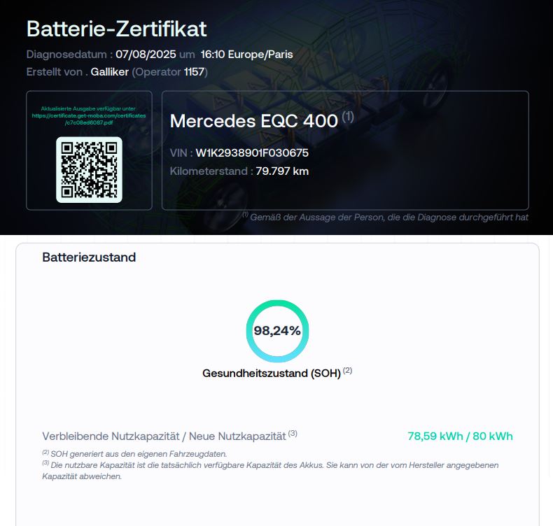 Photo MERCEDES-BENZ EQC-400 EQC 400 AMG Line 4Matic