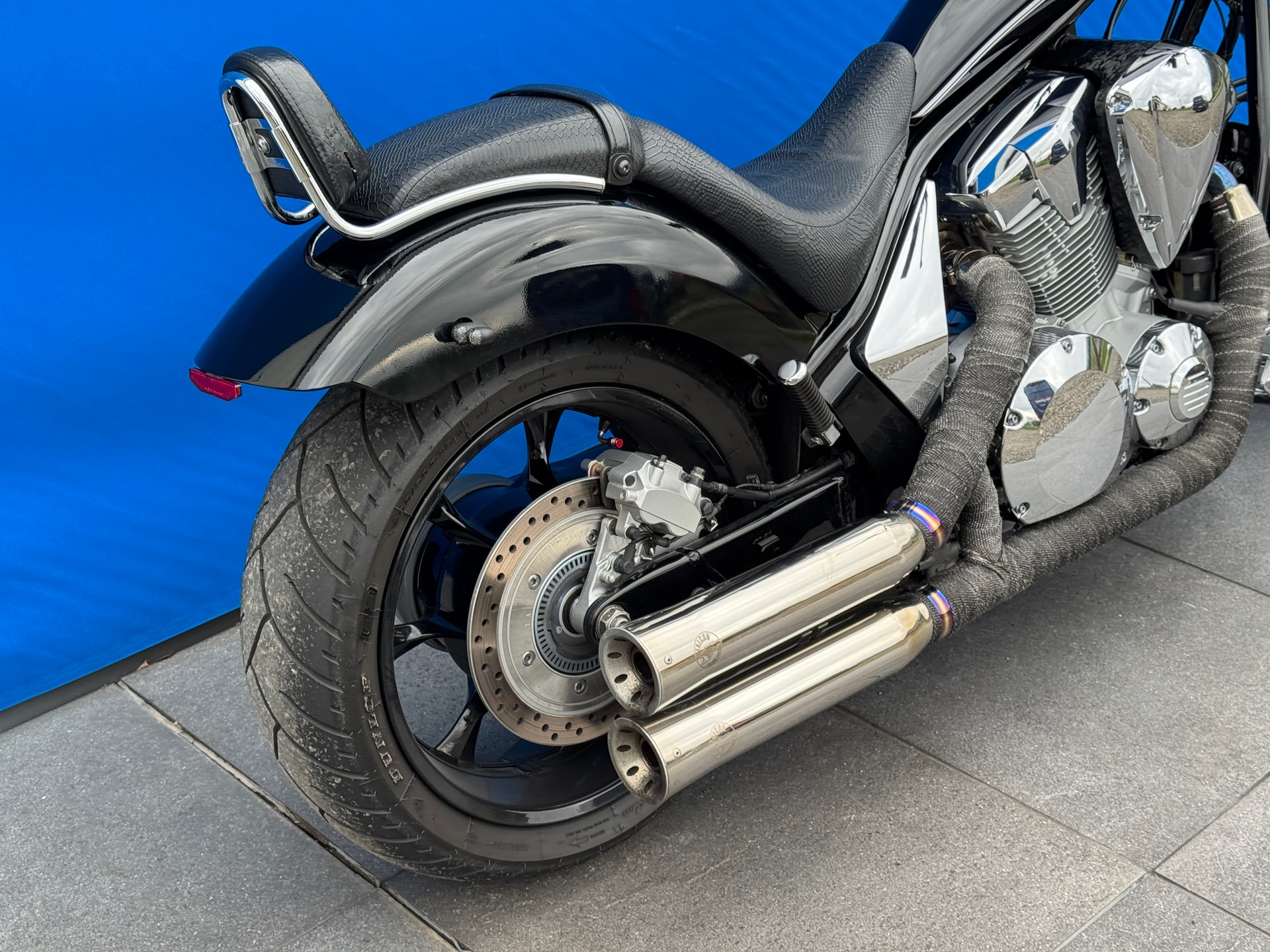 Échappement Straight II Noir Pour Honda VT1300 CX Fury - Neuf Craftride Silencieux