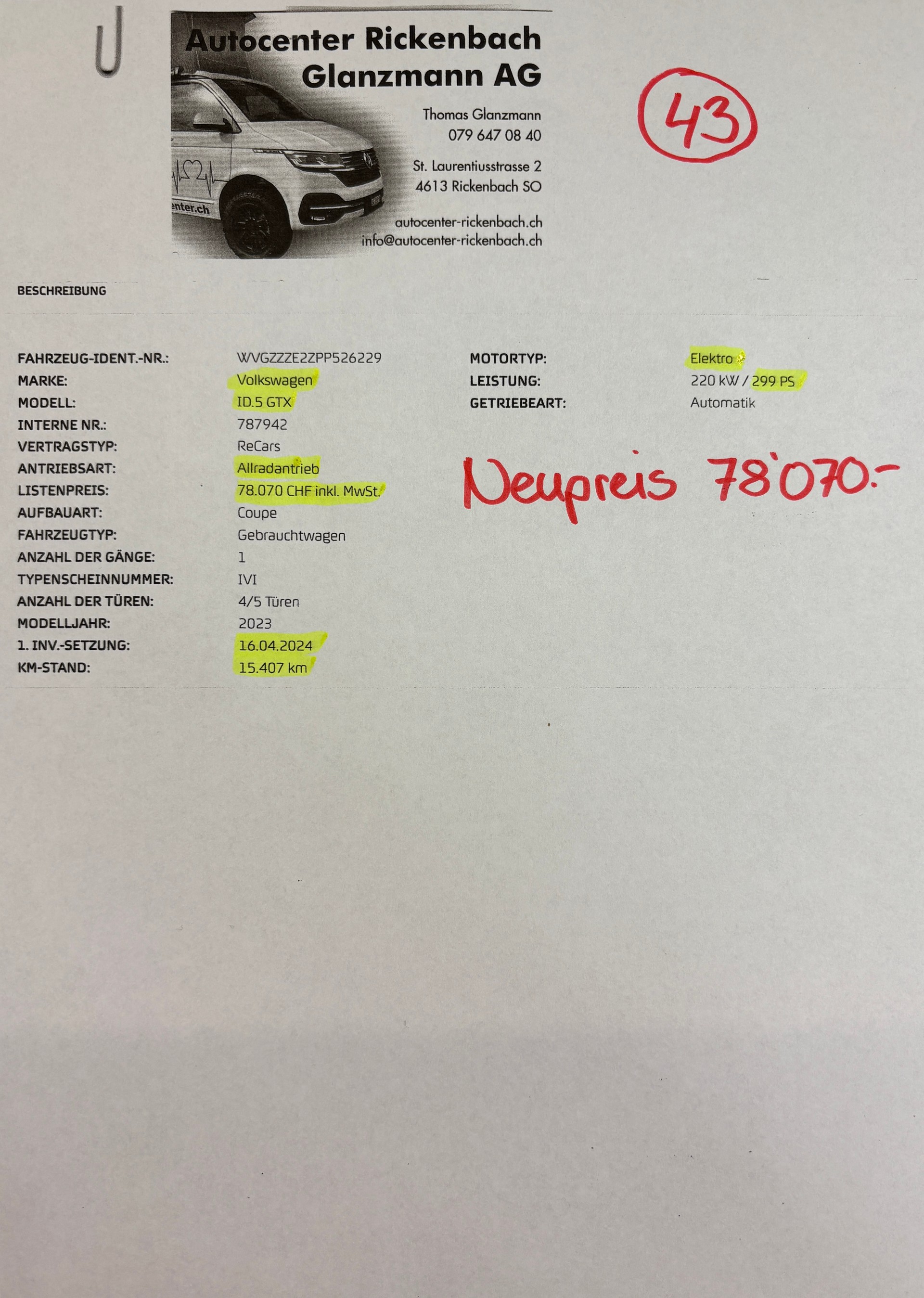 VW ID.5 GTX 77 kWh 4Motion *Np.78'070.-* AHK🇨🇭CH Auslieferung-showroom-element-2