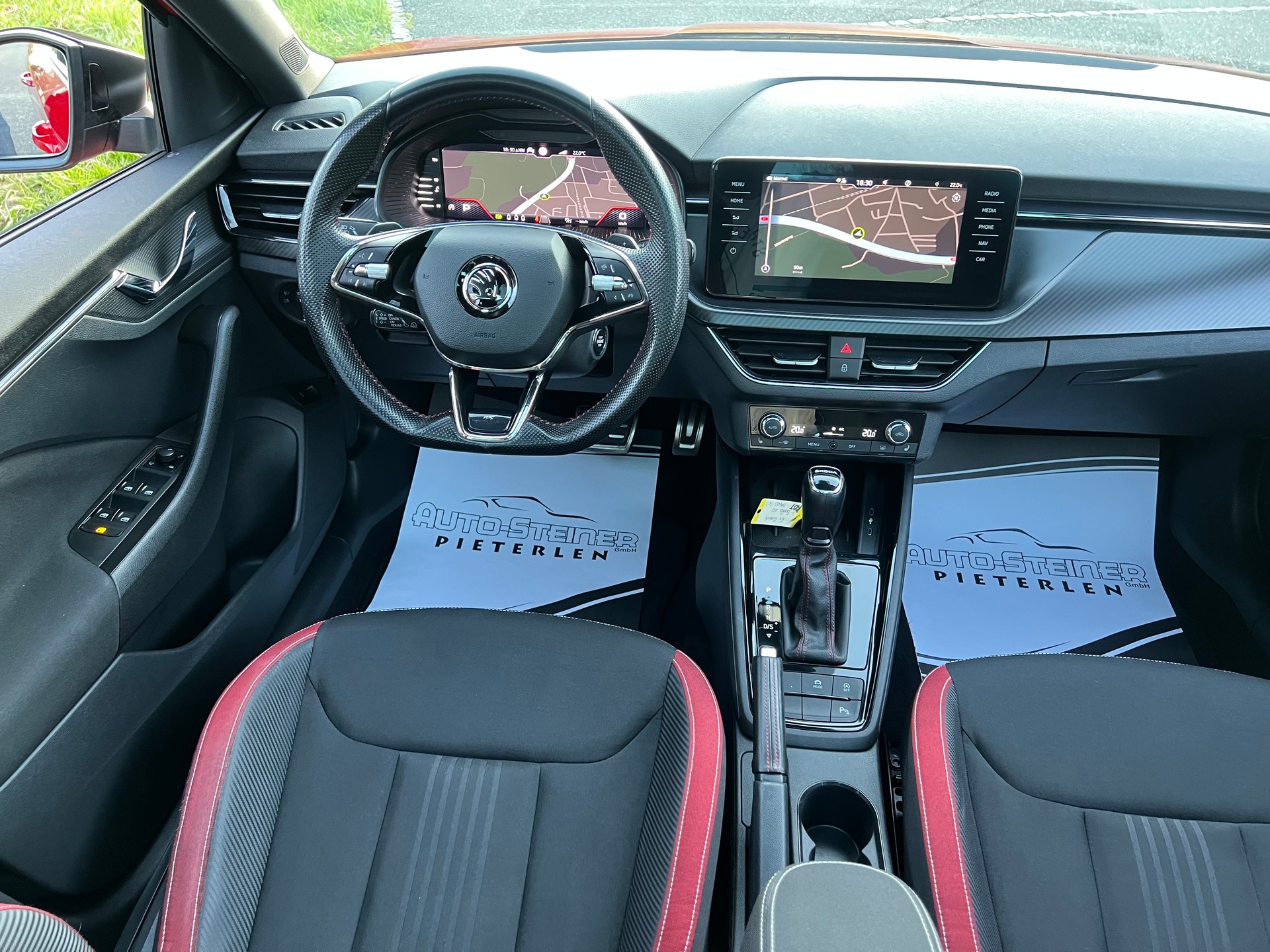 SKODA "MONTE CARLO" SCALA  1.0 TSI  "DSG-AUTOMAT"  CH WAGEN. TOP AUSSTATTUNG !!  AB MFK. MIT GARANTIE.-showroom-element-2