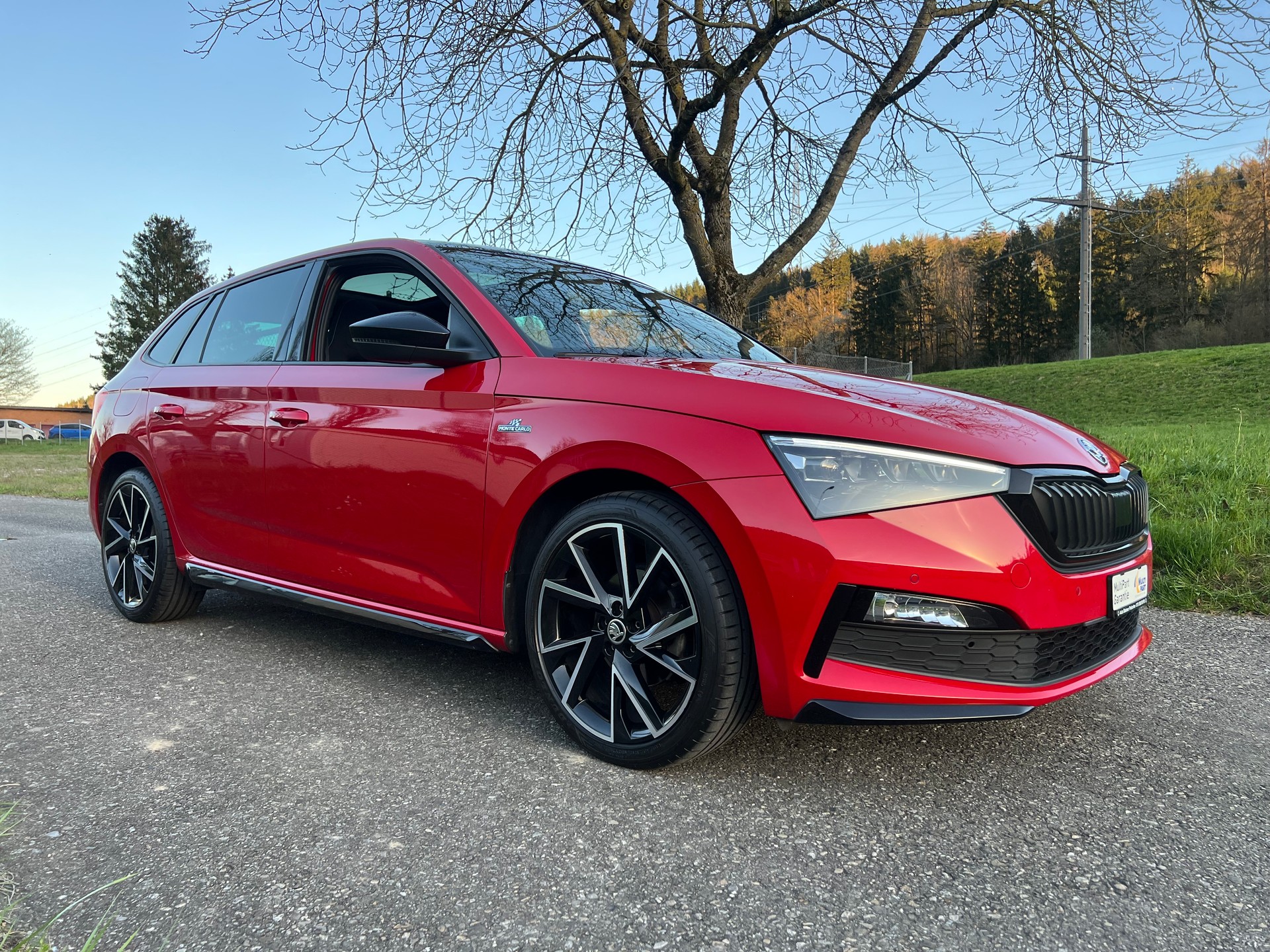 SKODA "MONTE CARLO" SCALA  1.0 TSI  "DSG-AUTOMAT"  CH WAGEN. TOP AUSSTATTUNG !!  AB MFK. MIT GARANTIE.