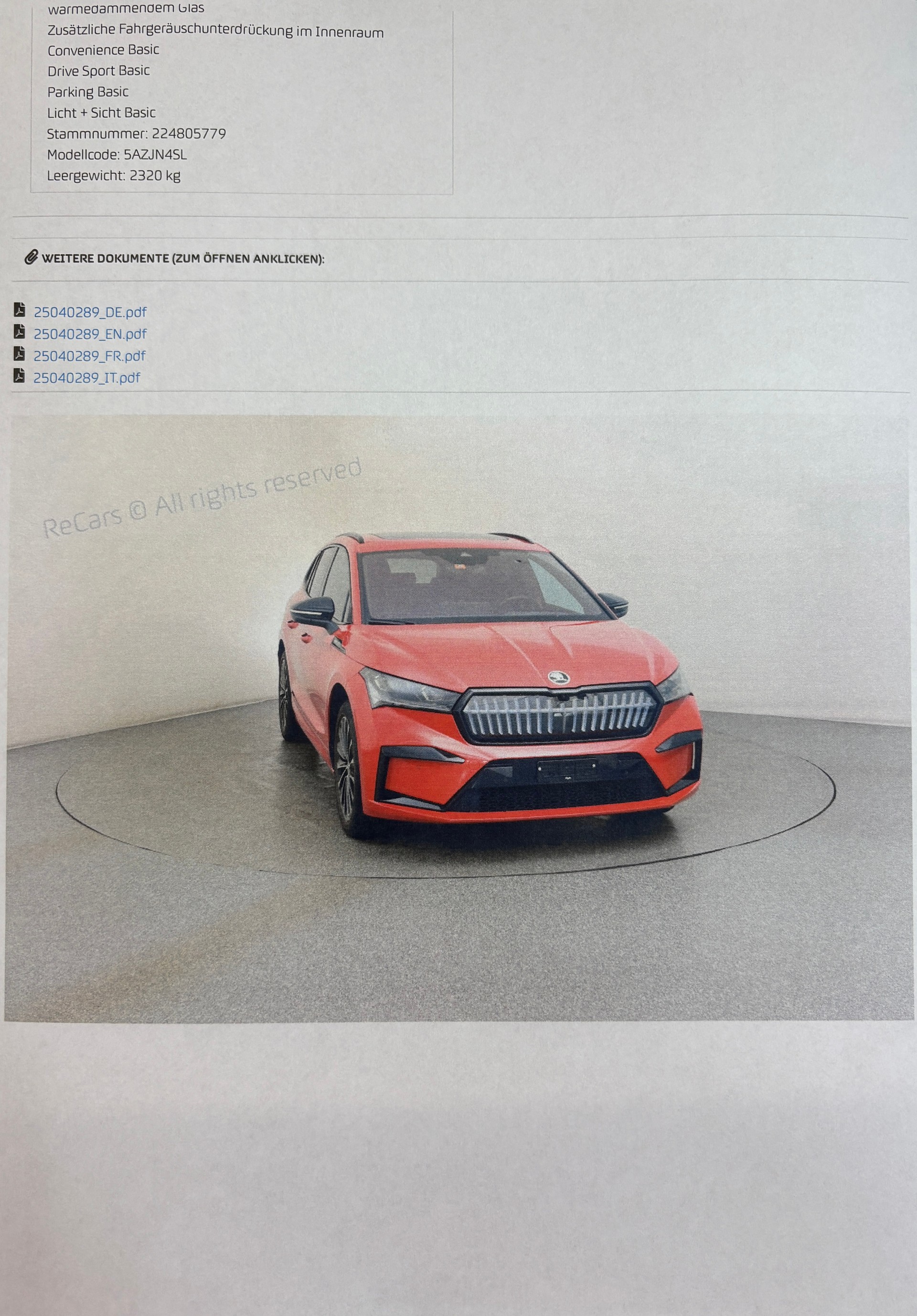 SKODA Enyaq iV 80x Sondermodel *SportLine* ((265PS)) *Neupreis 66'860.-*-image-4