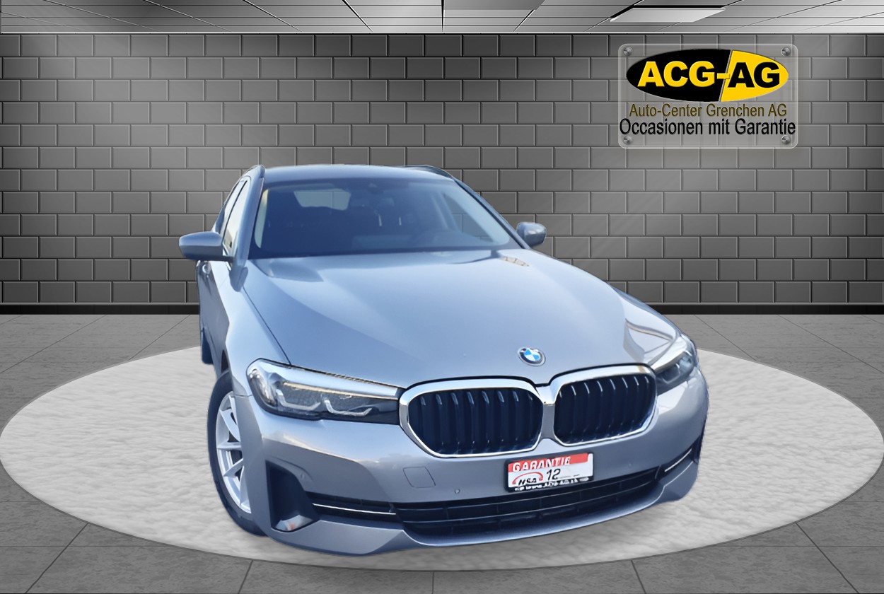 BMW 520d xDrive 48V Touring Steptronic ** Leder ** Gr.Navi ** Parkhilfe v+h ** RF-Kamera 360° **