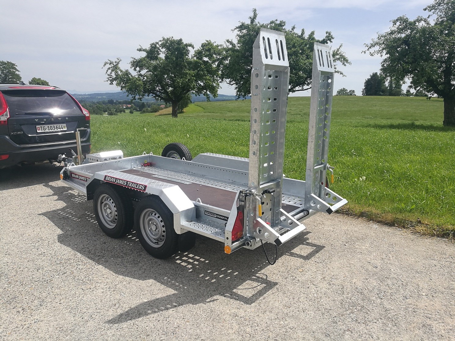 BRIAN JAMES TRAILERS Digger-Plant 543-0110