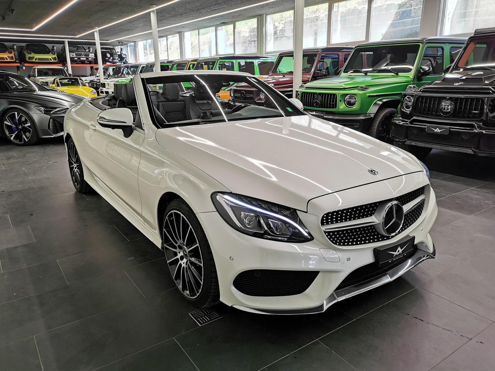 MERCEDES-BENZ C 200 Cabriolet AMG Line 4Matic 9G-Tronic DISTRONIC, BURMESTER, AIRSCARFE, ALCANTARA, SPORTABGASANLAGE