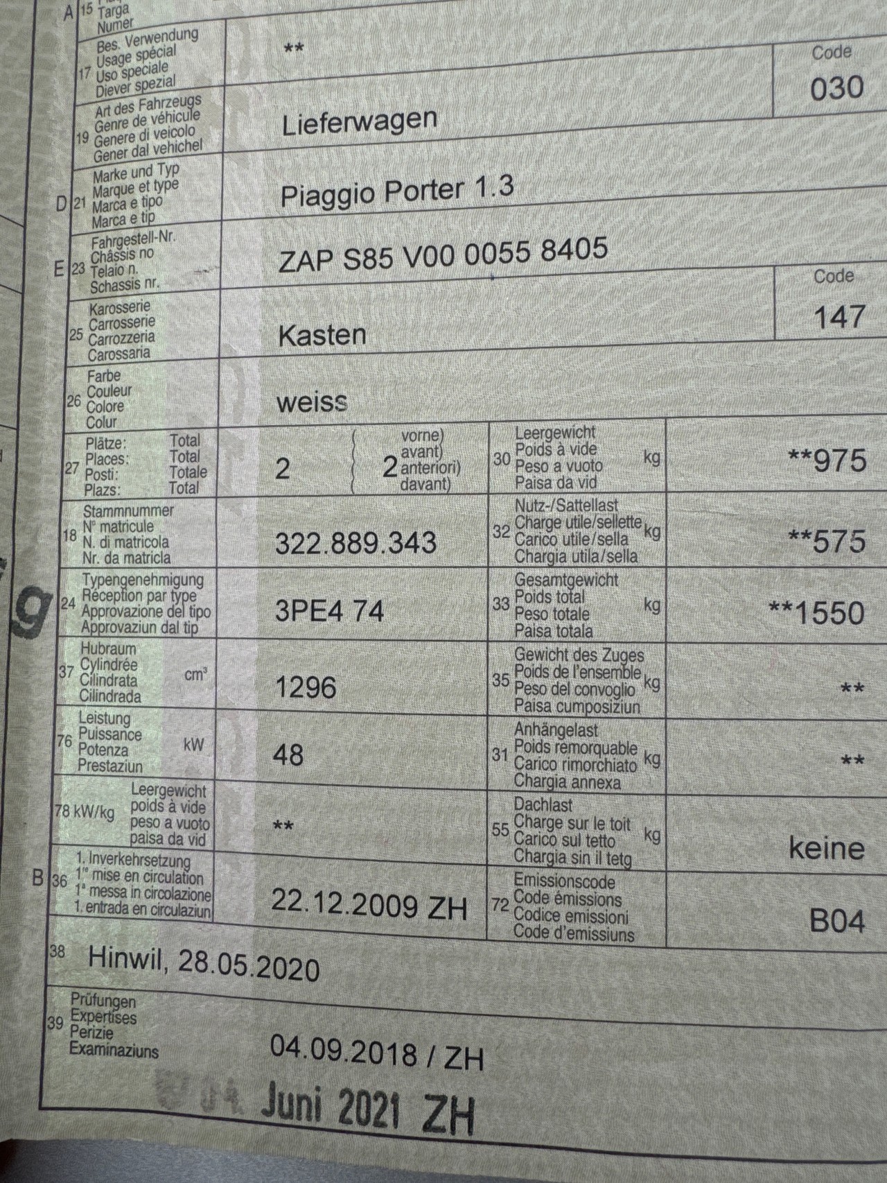 PIAGGIO PORTER Kaufen