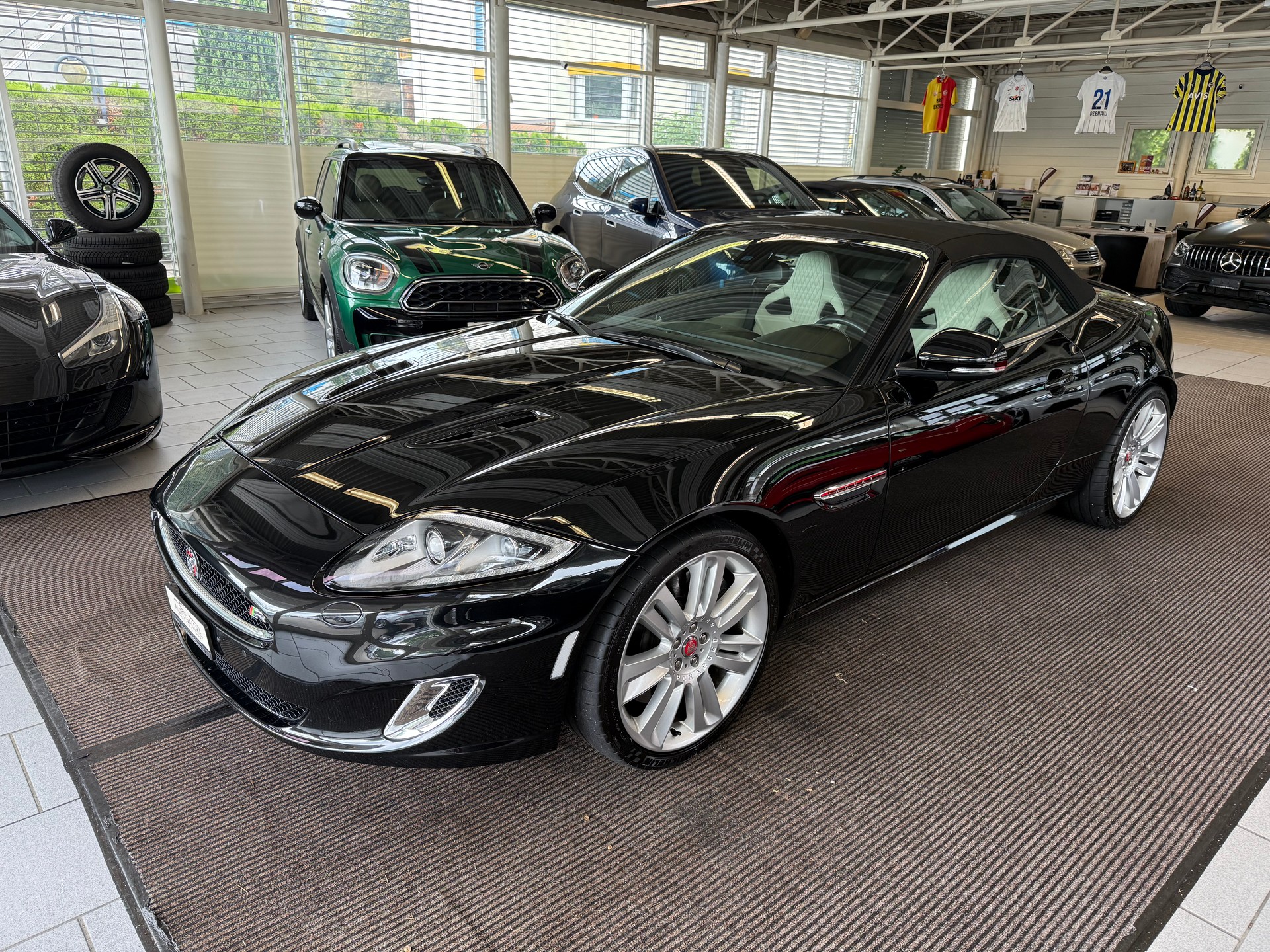 JAGUAR XKR 5.0 V8 SC Automatic | Leder Soft-Gain Ivory Elfenbein |-showroom-element-1