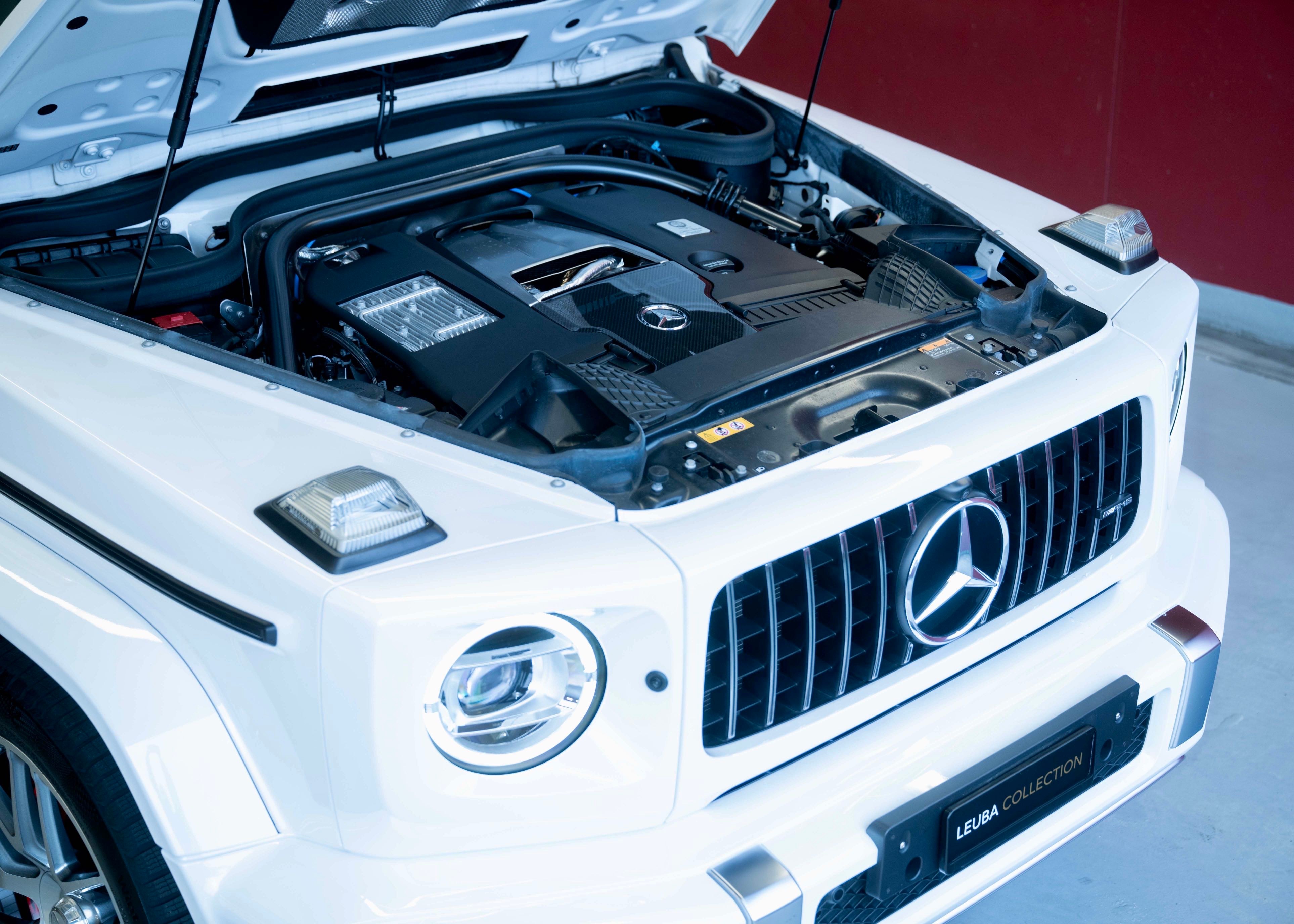 Image MERCEDES-BENZ G-63-AMG G 63 AMG Speedshift Plus G-Tronic (Polar White, as new, low mileage)