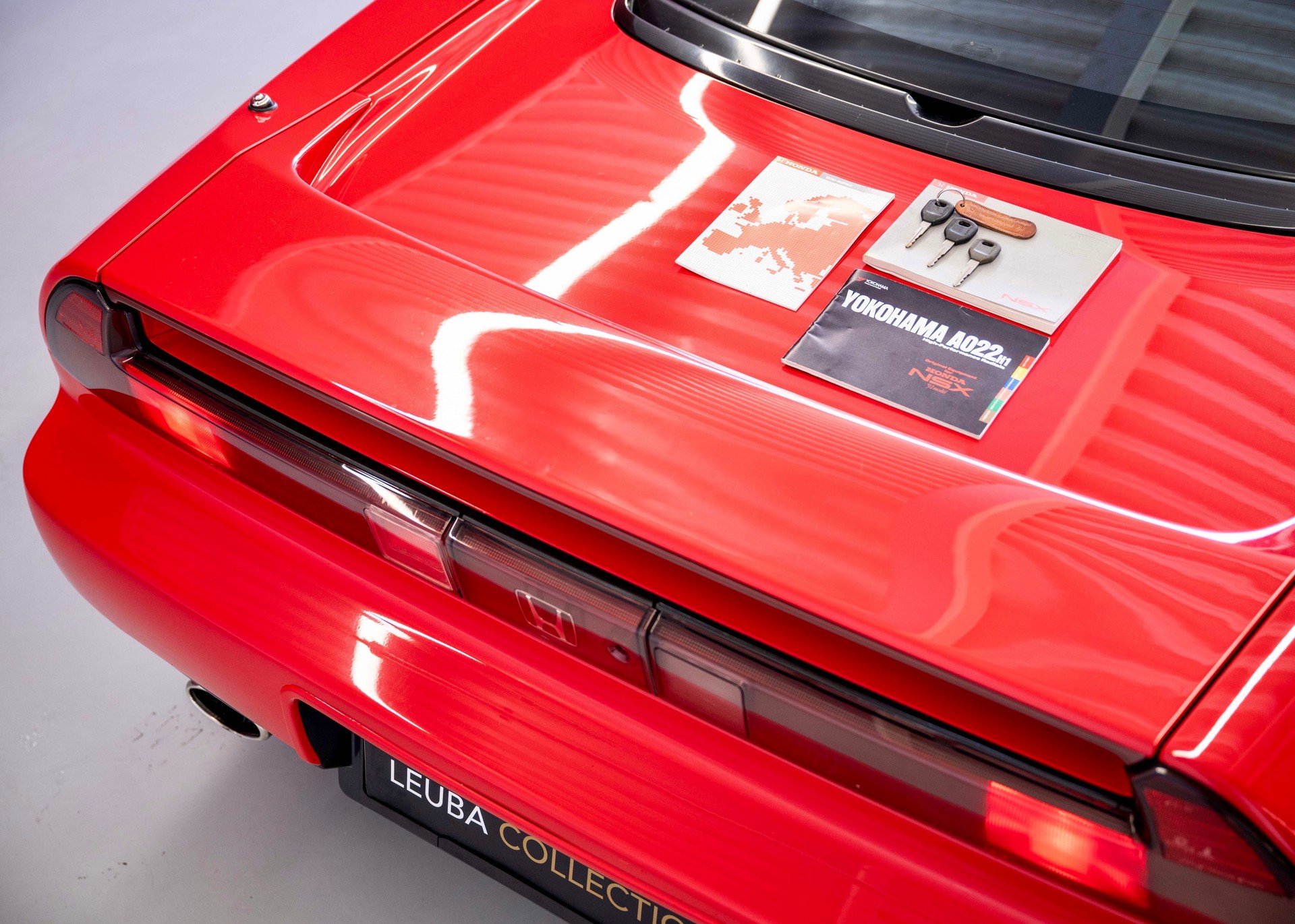 Modellino Auto Honda NSX Welly - Rosso Scala 1/43 Con Porte Apribili