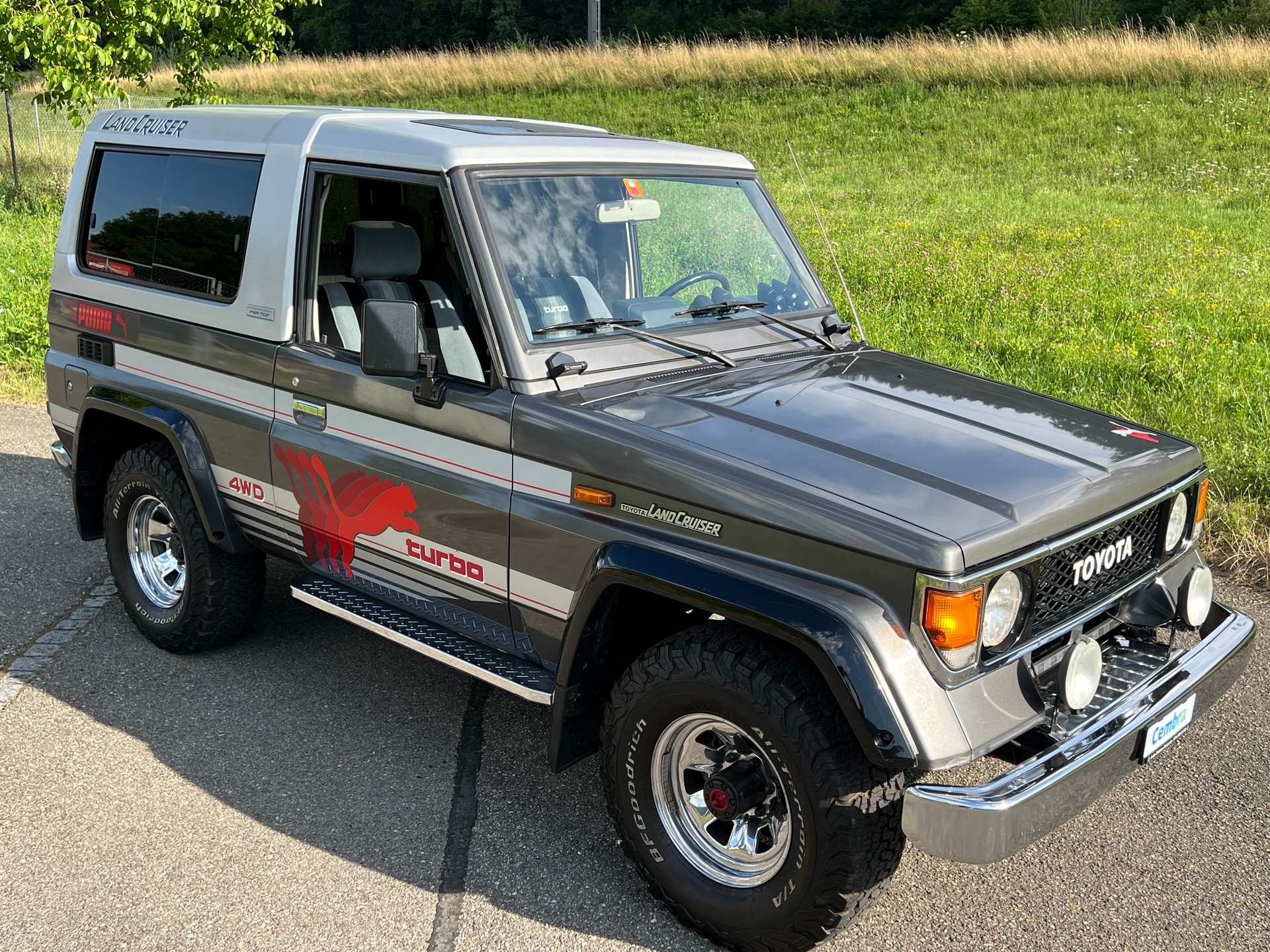TOYOTA AB MFK 18.7.25 !! "PUMA SONDERMODELL" MIT HARD TOP. GUTER ZUSTAND. VON PRIVAT. VIEL ZUBEHÖR !! SELTEN SO ZU FINDEN !!