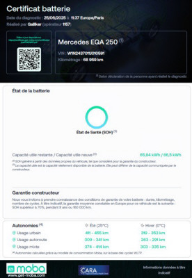 Image MERCEDES-BENZ EQA-250 EQA 250 AMG Line AMG Line