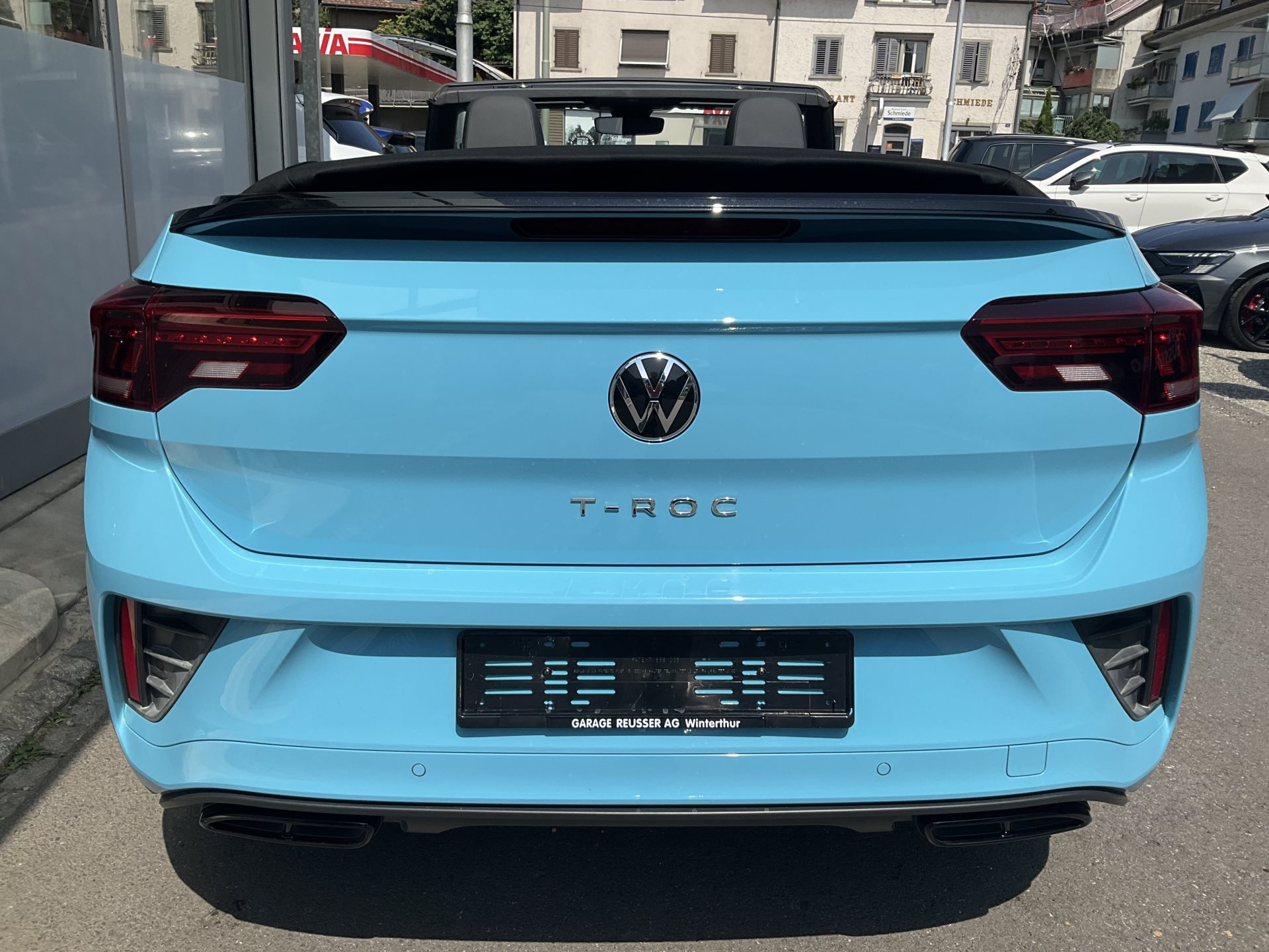VW T-ROC R-LINE BLACK STYLE *** SONDERLACKIERUNG TEAL BLUE ***-image-4