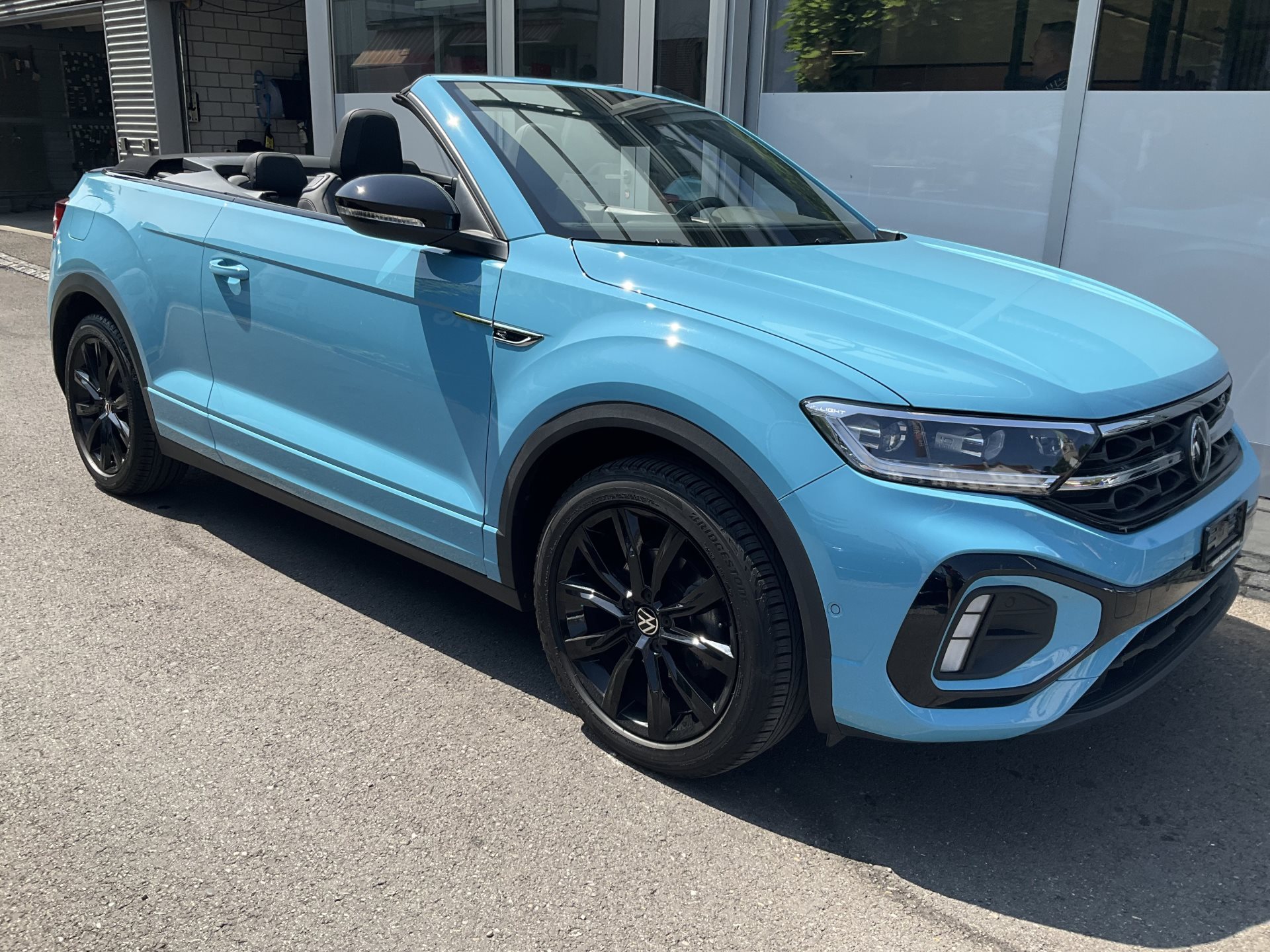 VW T-ROC R-LINE BLACK STYLE *** SONDERLACKIERUNG TEAL BLUE ***-showroom-element-2