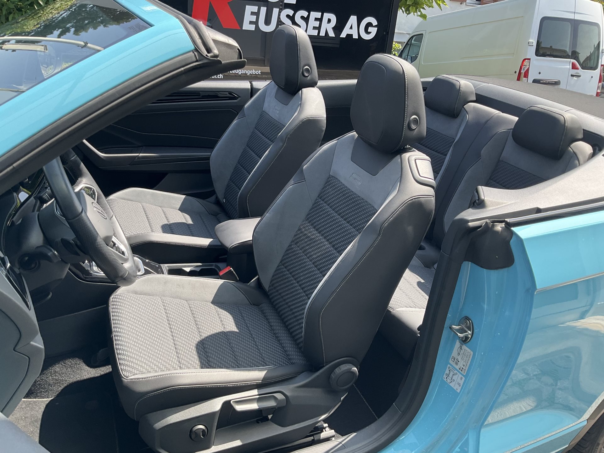 VW T-ROC R-LINE BLACK STYLE *** SONDERLACKIERUNG TEAL BLUE ***-image-7