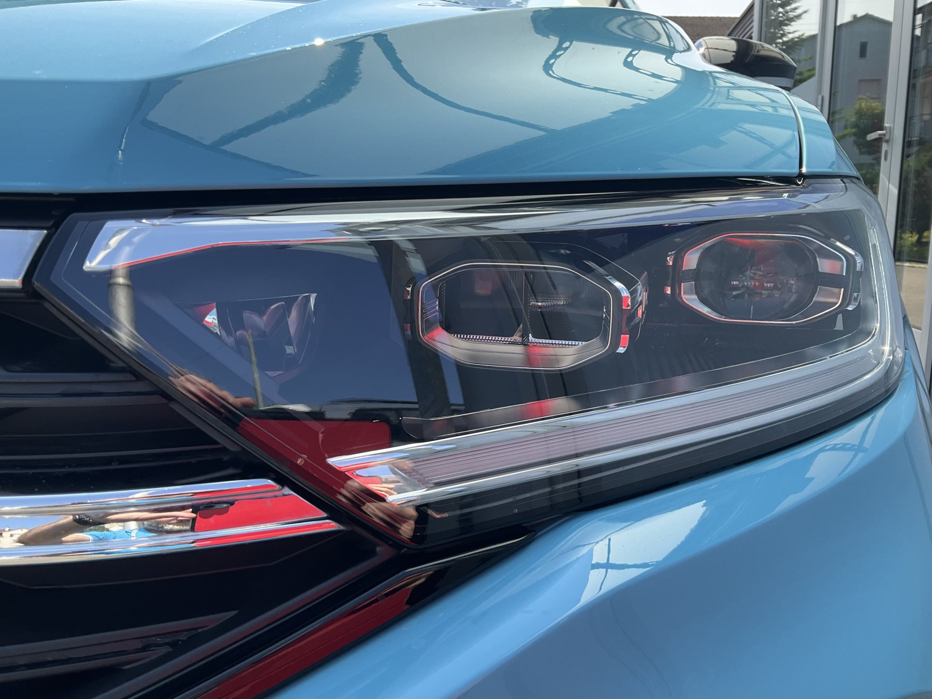 VW T-ROC R-LINE BLACK STYLE *** SONDERLACKIERUNG TEAL BLUE ***-image-6