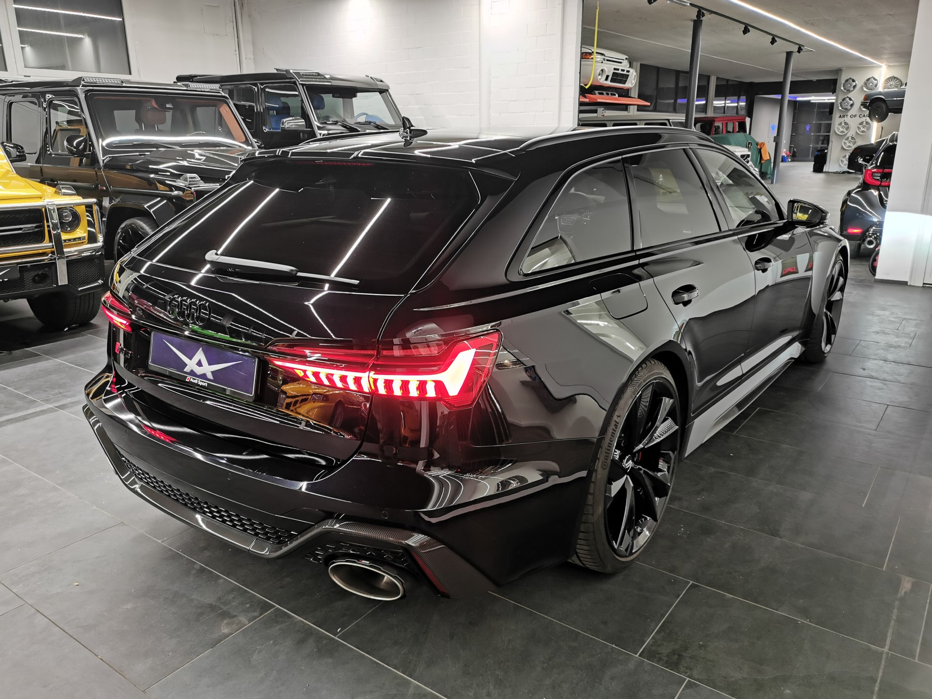 AUDI RS6 Avant 4.0 TFSI 2021 V8 ABT 730 PS AKRAPOVIC CARBON DYNAMIK PLUS PANO B&O CH-AUTO 1.HD ALCANTARA-image-5