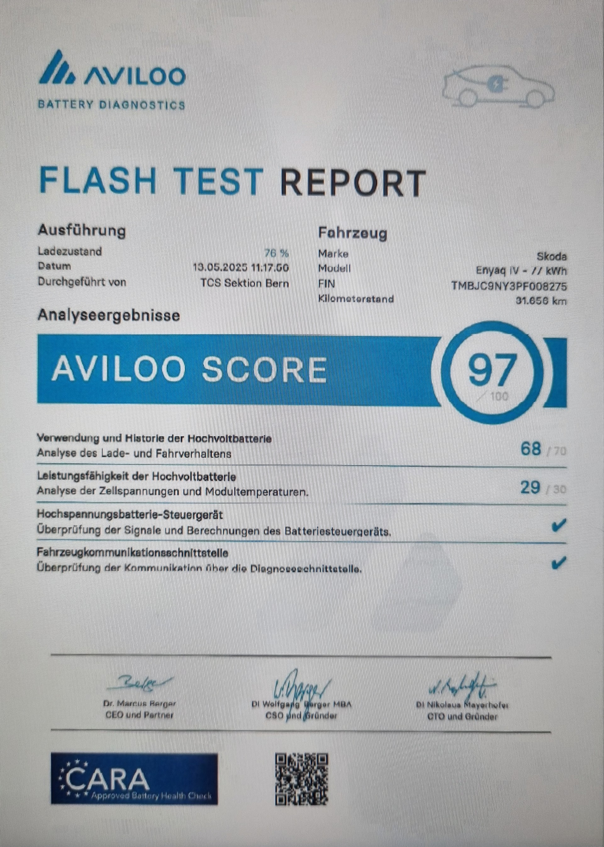 SKODA Enyaq iV 80 Ultra inkl. Anhängerkupplung 8-fach Rad mit Batterietest Gesundheitszustand perfekt-image-23