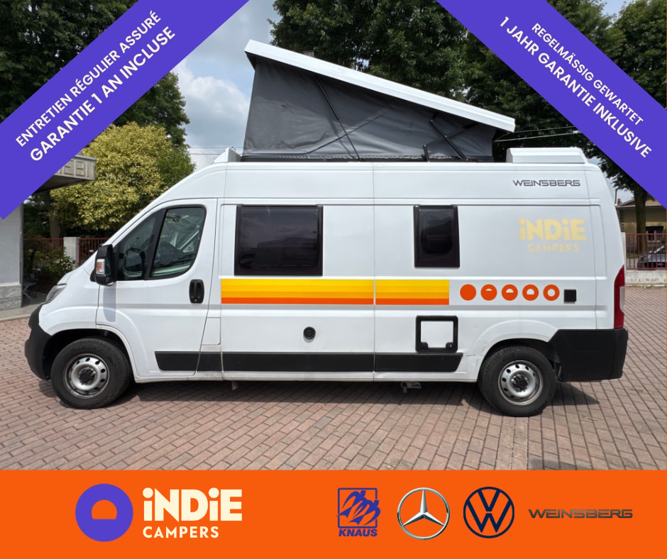 FIAT 2024 Fiat Ducato Weinsberg Carabus | Schaltgetriebe | Aufstelldach