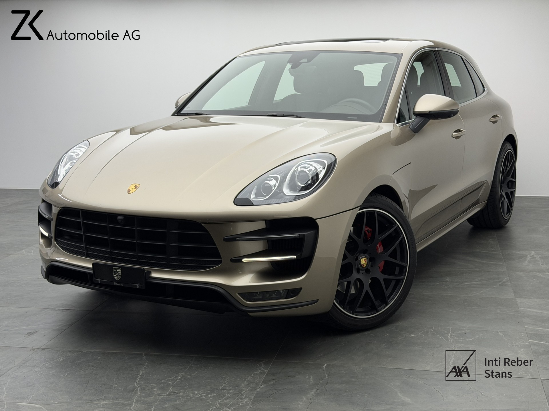 PORSCHE Macan Turbo V6 400PS Palladium Metallic PDK / 360° Kamera / BOSE Soundsystem / Panoramadach / Leder / KW-Gewindefahrwerk /-image-0