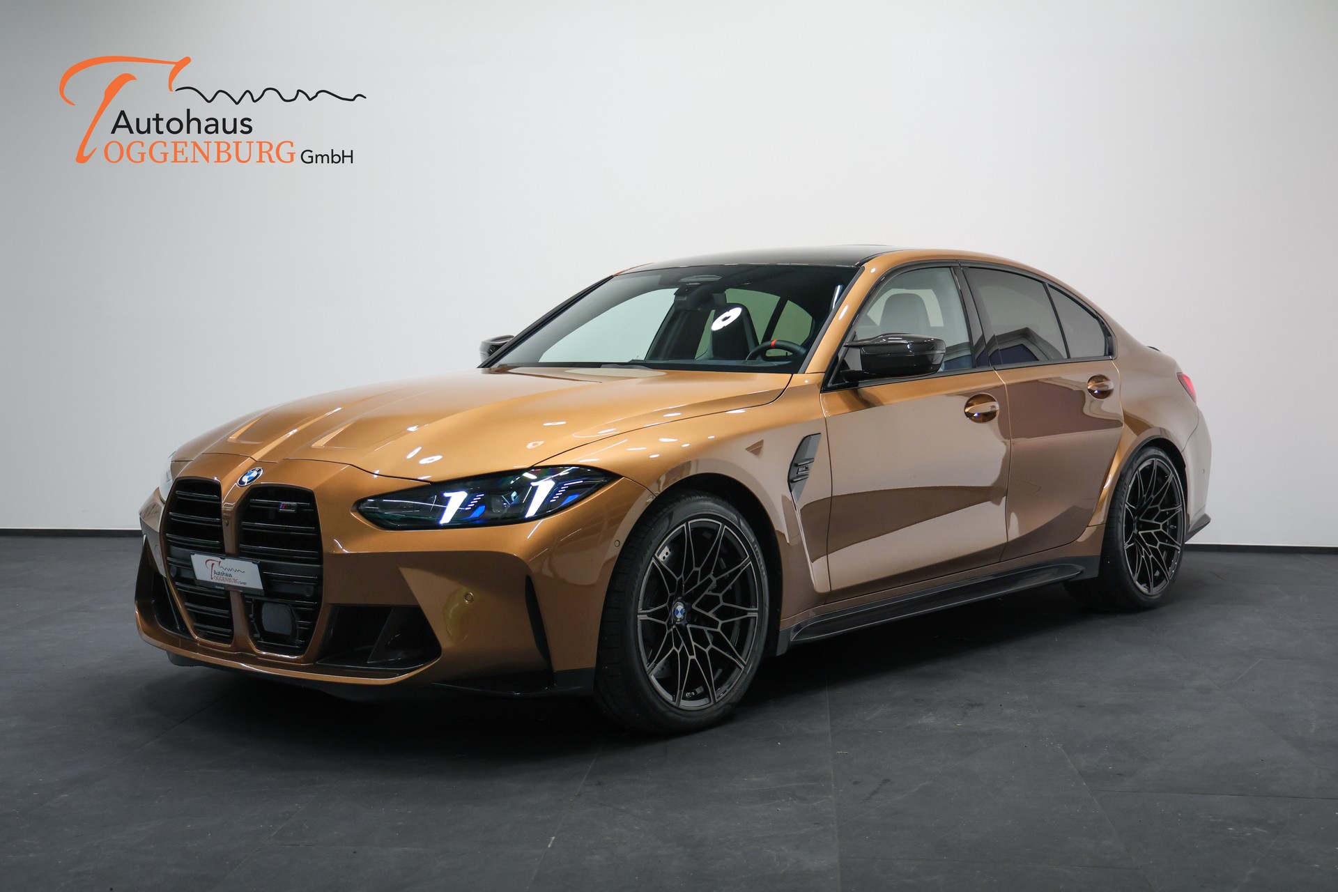 BMW M3 Competition M xDrive LCI *Sonderlackierung Liquid Copper*Carbon Schalensitze*M Driver's Package*-image-1