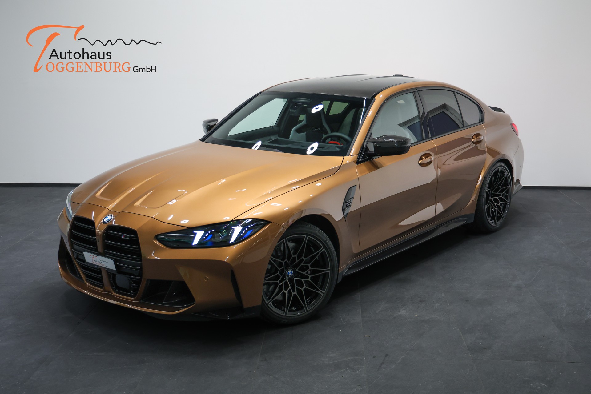 BMW M3 Competition M xDrive LCI *Sonderlackierung Liquid Copper*Carbon Schalensitze*M Driver's Package*-image-4