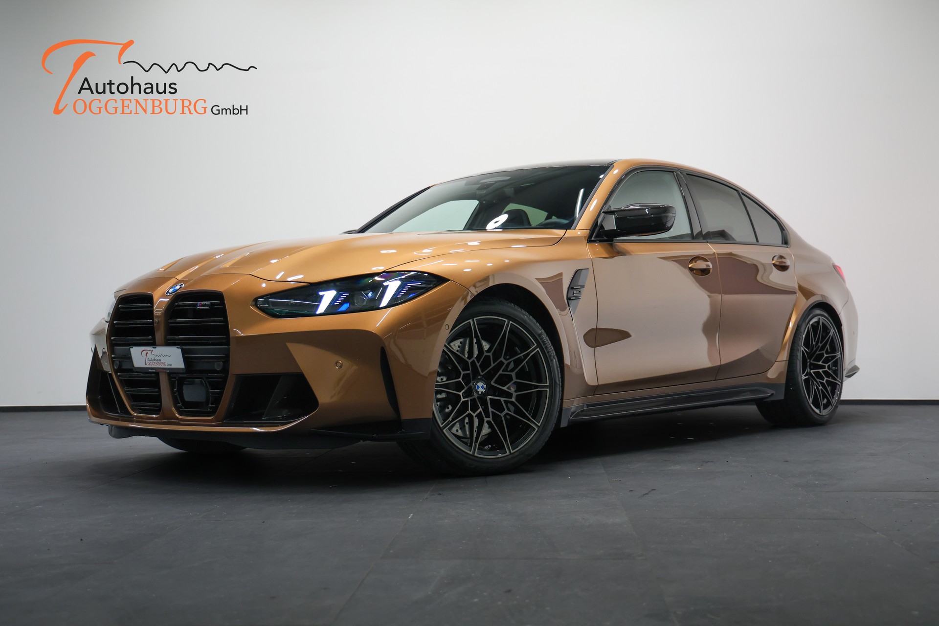 BMW M3 Competition M xDrive LCI *Sonderlackierung Liquid Copper*Carbon Schalensitze*M Driver's Package*-image-2