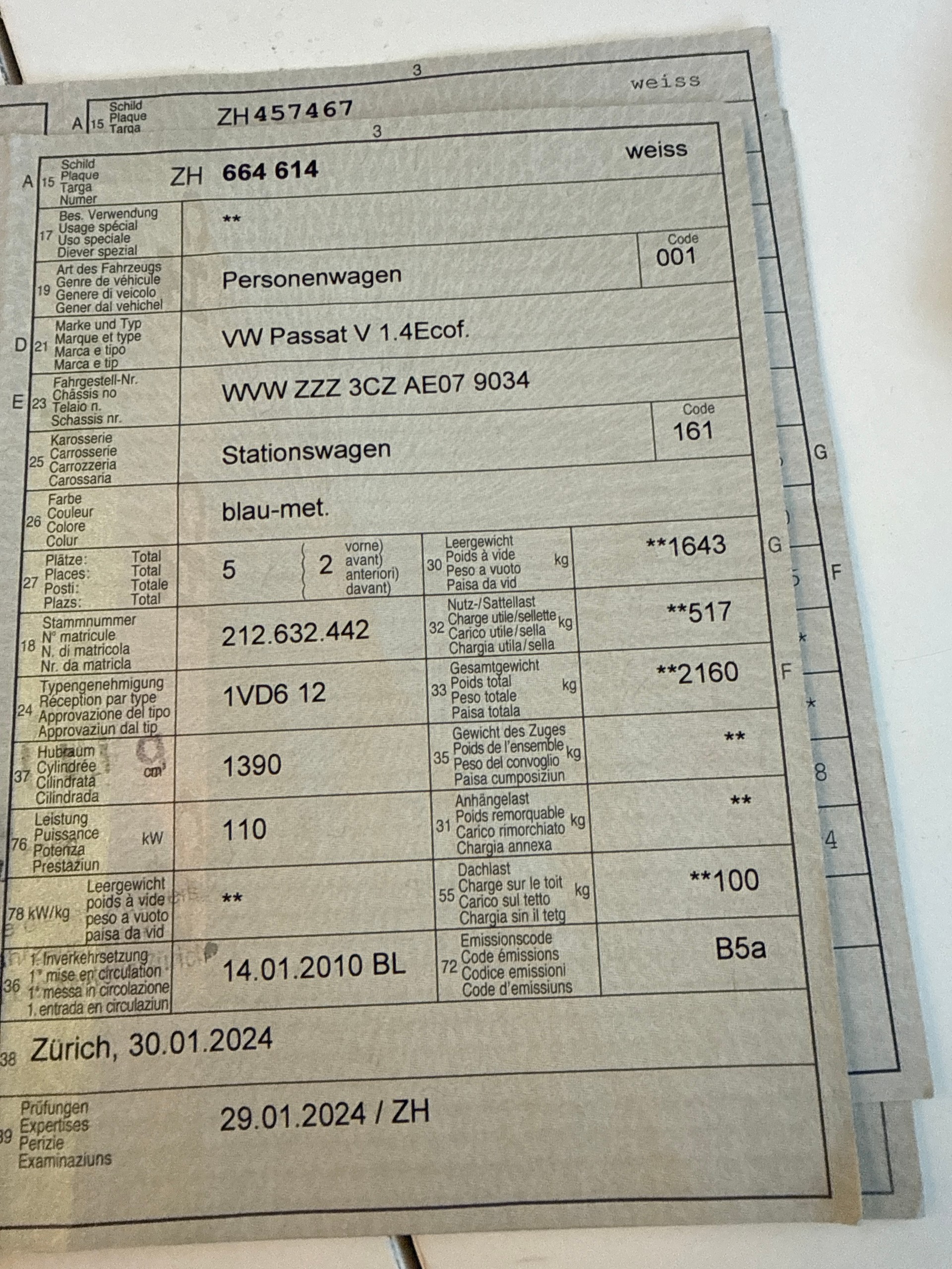 VW Passat Variant 1.4 EcoFuel Highline-image-0