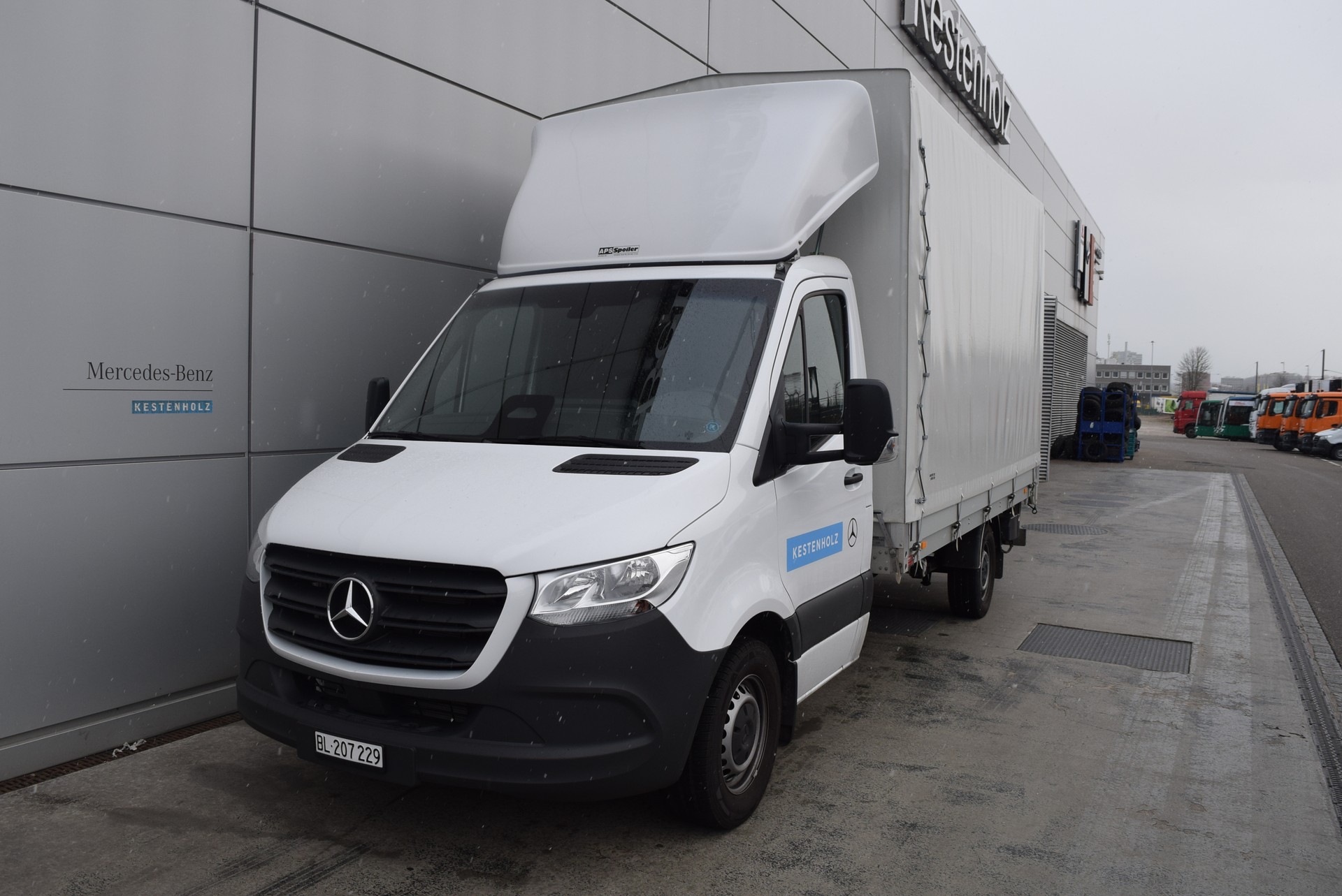 MERCEDES-BENZ Sprinter 319 CDI PRO CH 4325mm L Plachenverdeck Hebebühne-image-0