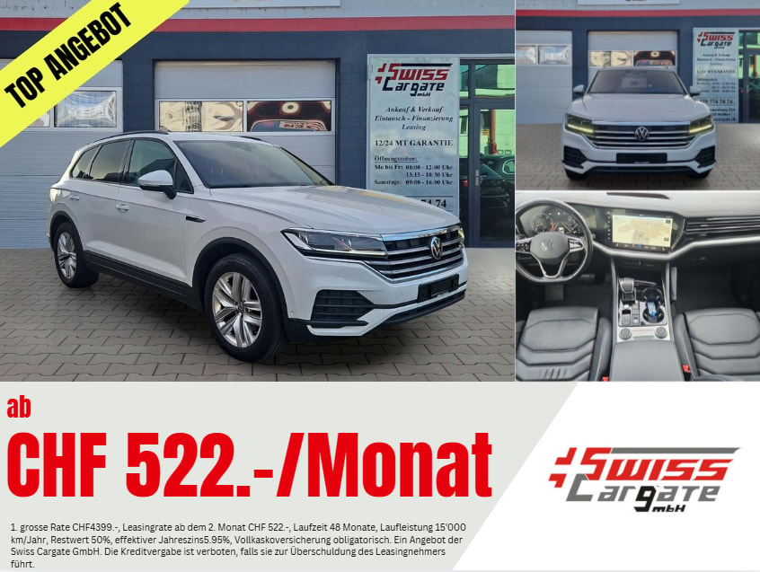 VW Touareg 3.0 TDI Tiptronic 286PS mit AHK & Luftfederung + Panoramadach