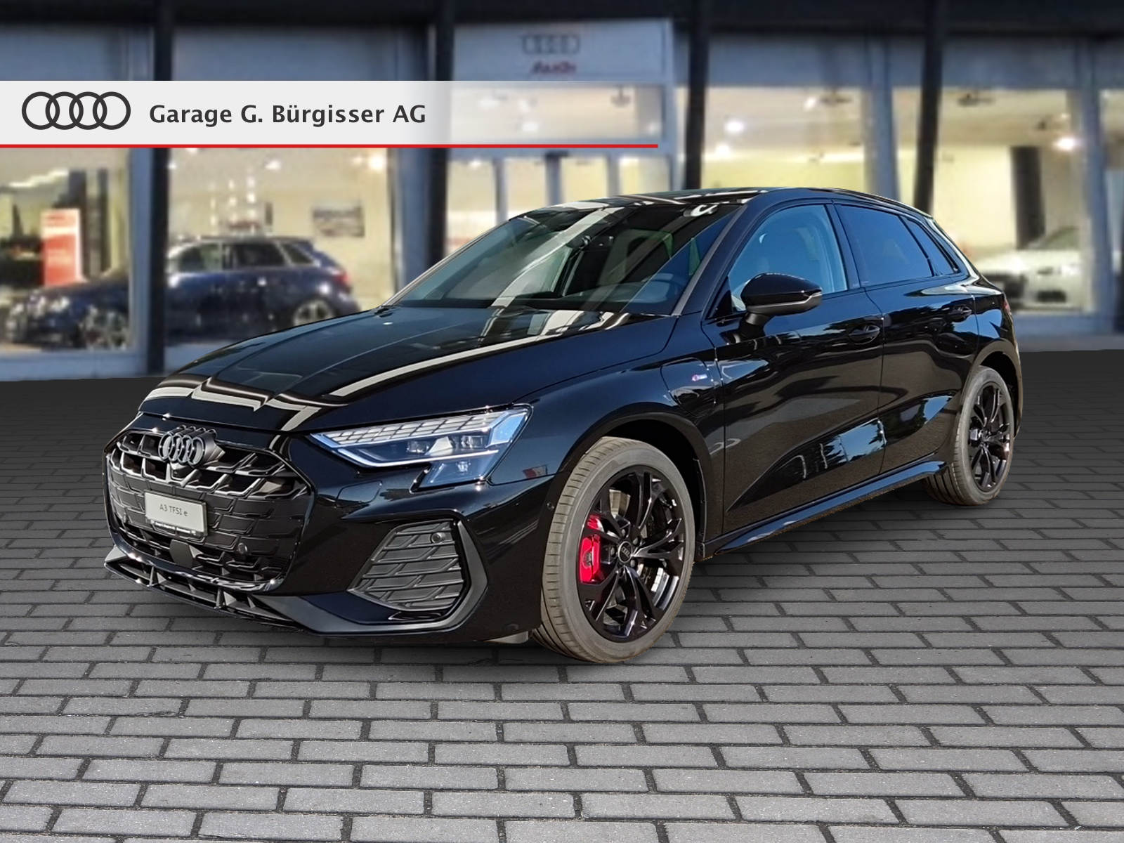 AUDI A3 Sportback TFSI e 200 kW S line Attraction S tronic Mythosschwarz Metallic-image-0