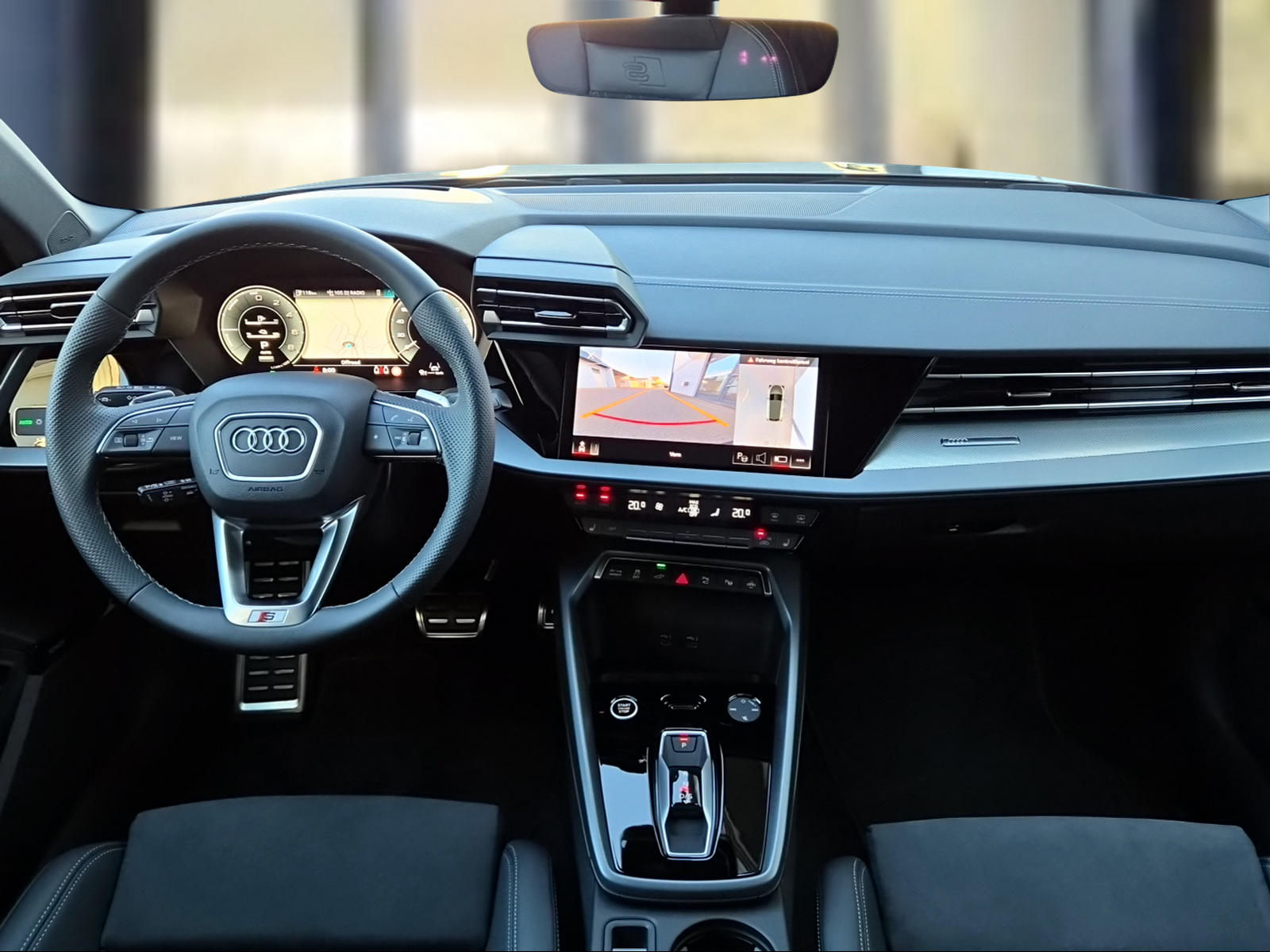 AUDI A3 Sportback TFSI e 200 kW S line Attraction S tronic Mythosschwarz Metallic-image-6