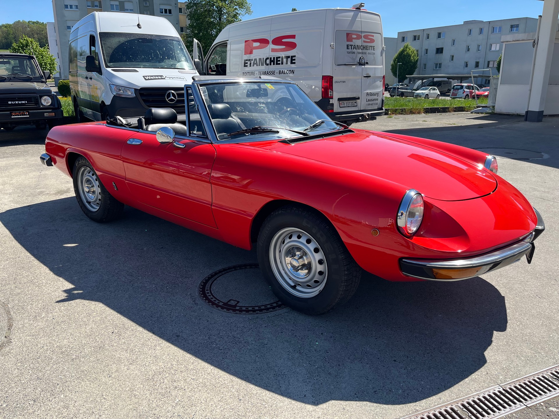 ALFA ROMEO 2000 spider coda tronca. Etat exceptionnel! 1ère main, comme neuve.-image-1