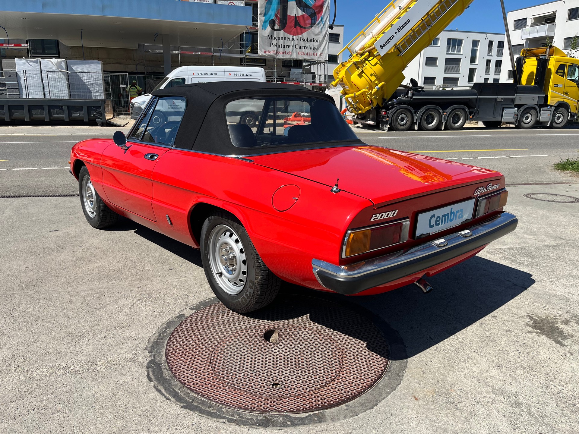 ALFA ROMEO 2000 spider coda tronca. Etat exceptionnel! 1ère main, comme neuve.-image-4