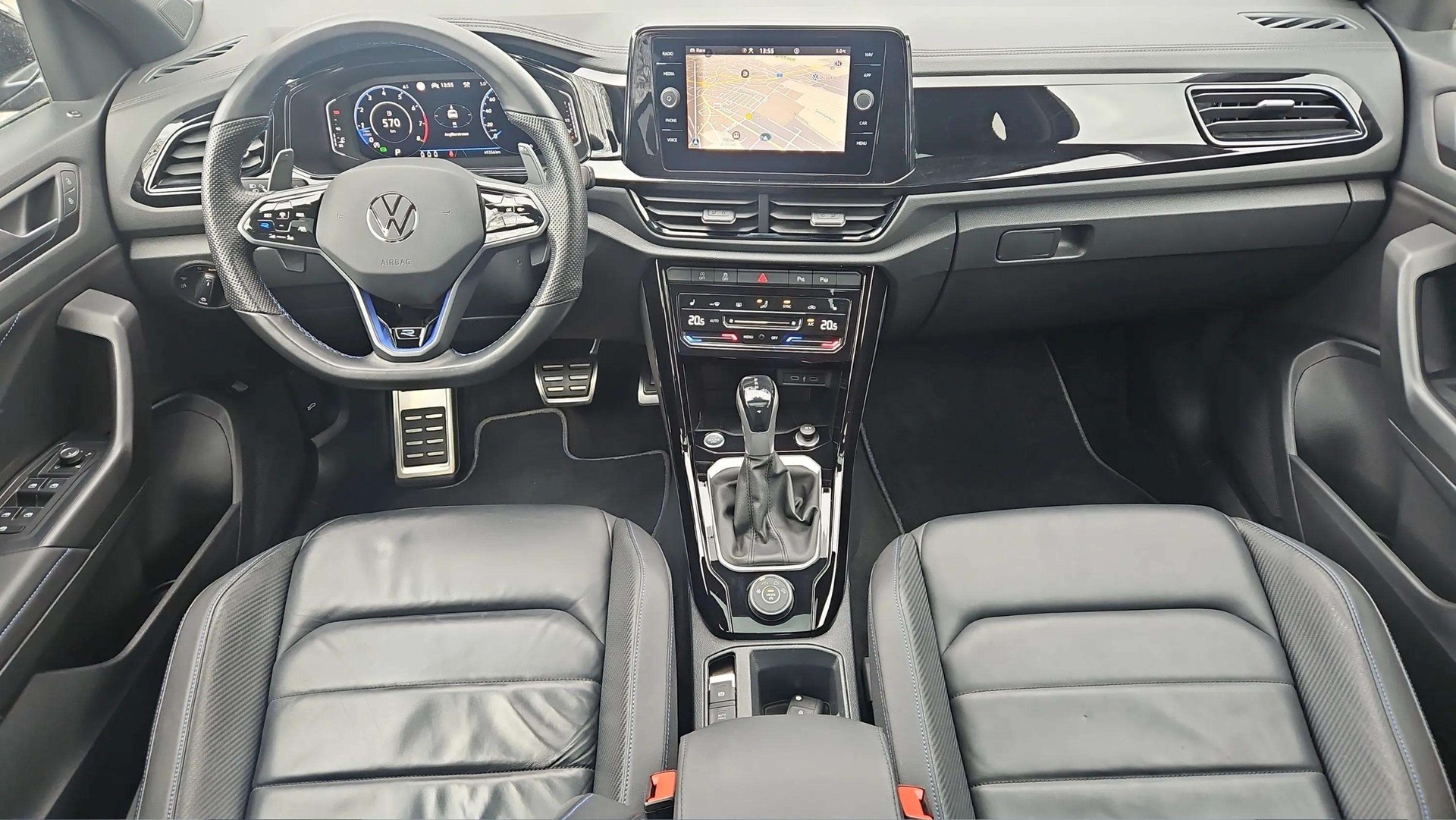 VW T-Roc 2.0 TSI R DSG 4Motion mit El. Ledersitze & 19" Alu-image-9