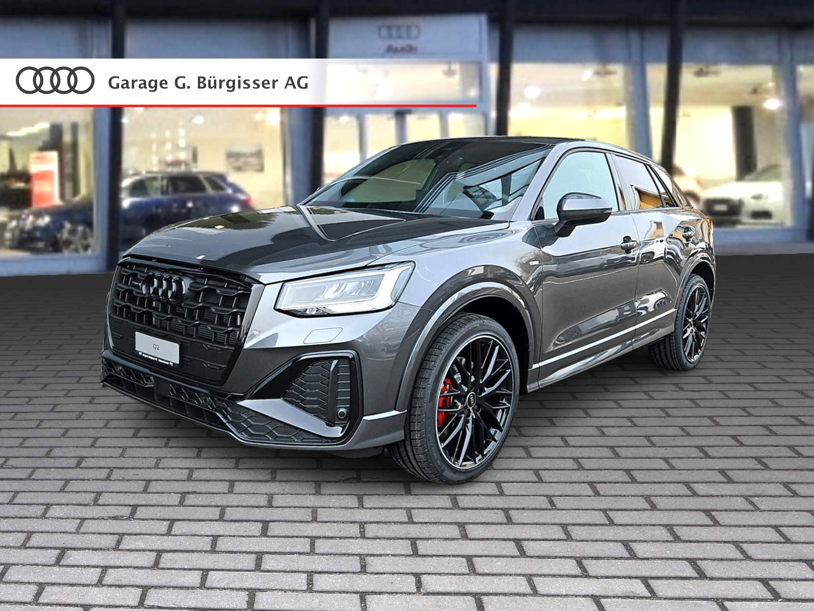 AUDI Q2 40 TFSI S line Attraction quattro S-tronic Daytonagrau Perleffekt-image-0