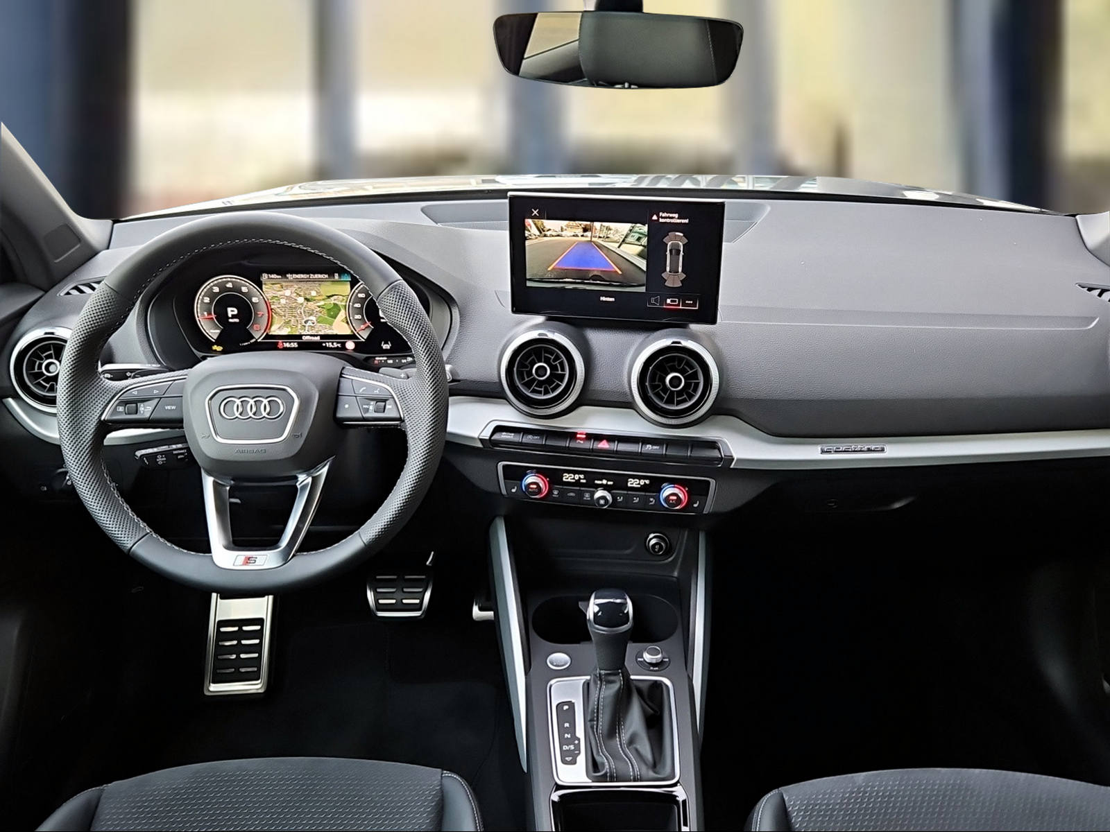 AUDI Q2 40 TFSI S line Attraction quattro S-tronic Daytonagrau Perleffekt-image-6
