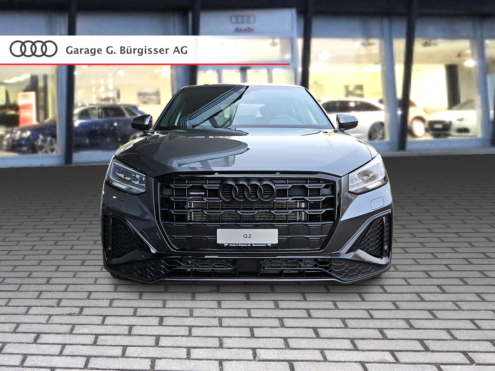 AUDI Q2 40 TFSI S line Attraction quattro S-tronic Daytonagrau Perleffekt-image-1