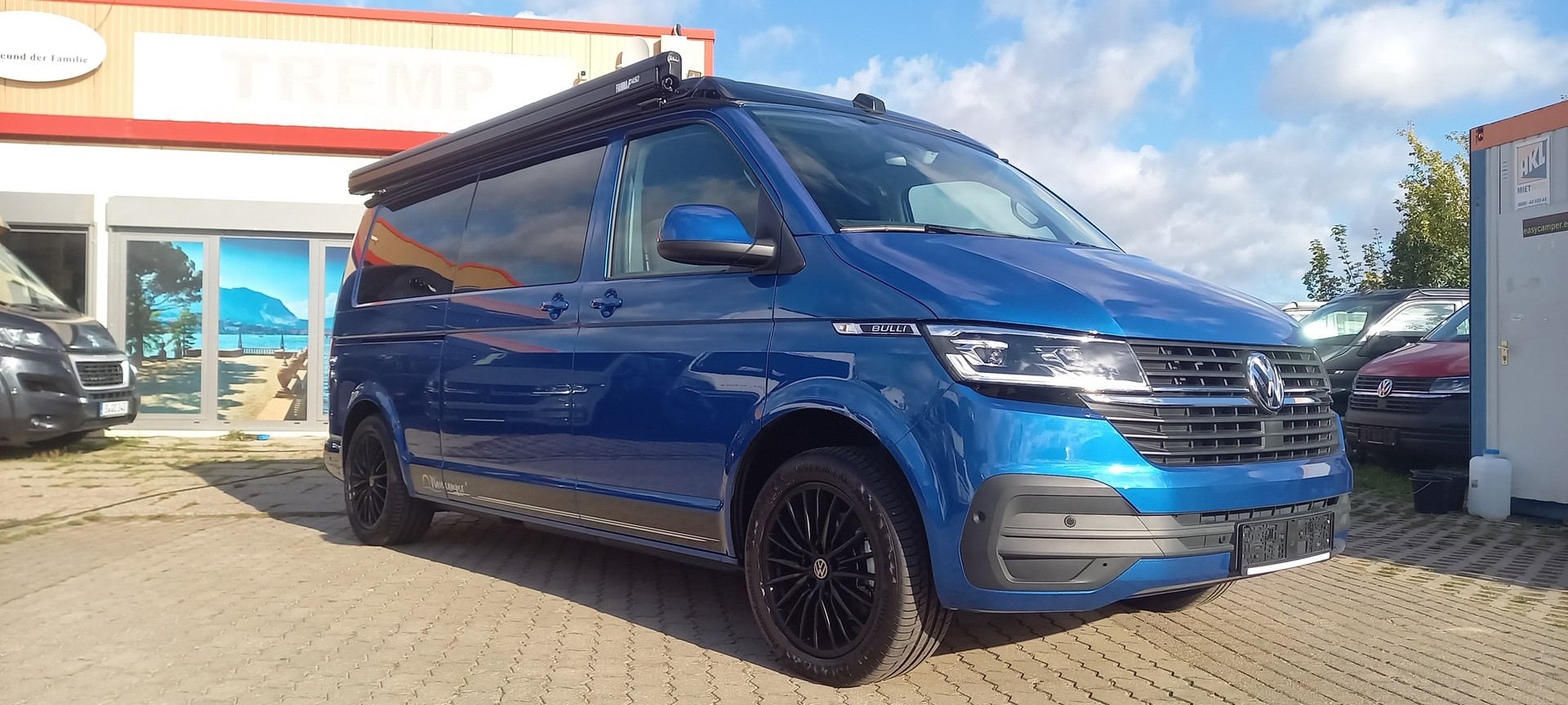 VW Wavecamper T6.1 langer Radstand mit Aufstelldach Vollausstattung 8 Sitze kein California-image-1
