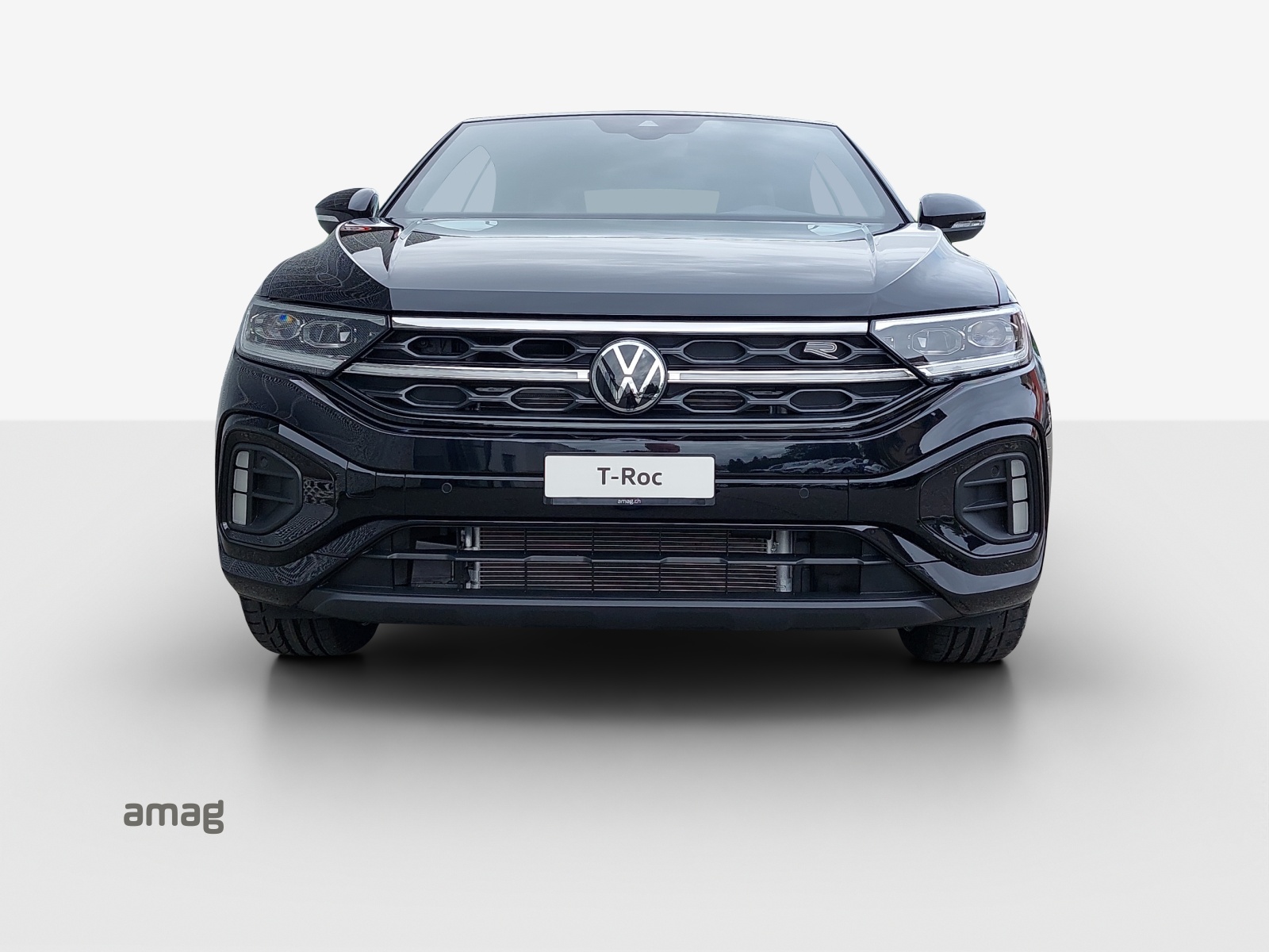 Coprivolante In Fibra Di Carbonio MAGII Per Volkswagen T-ROC (Crossover, R-Line, Cabriolet) – 2 Pezzi, Antiscivolo, Traspirante, Colore Black