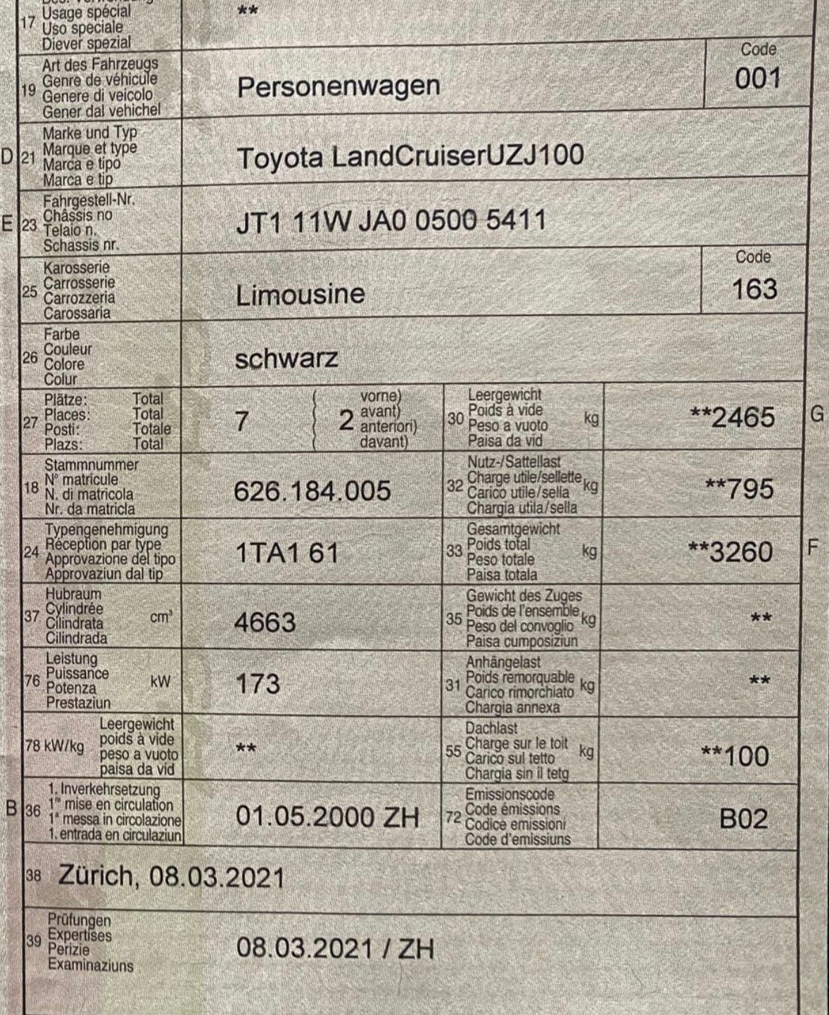 TOYOTA Land Cruiser 500 4.7 S.Saloon-image-13