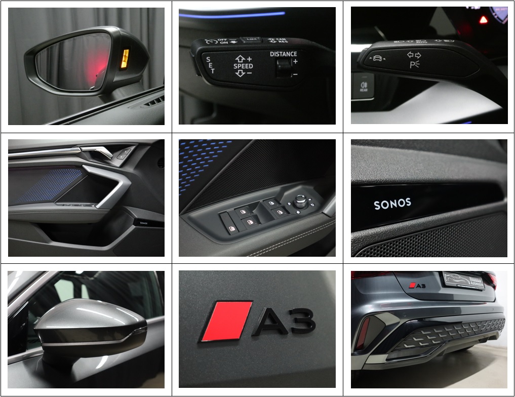 AUDI A3 Sportback 35 TFSI S Line S-tronic - Panorama - Matrix LED - Sportsitze - SONOS - 360° Kamera - 150 PS-image-14
