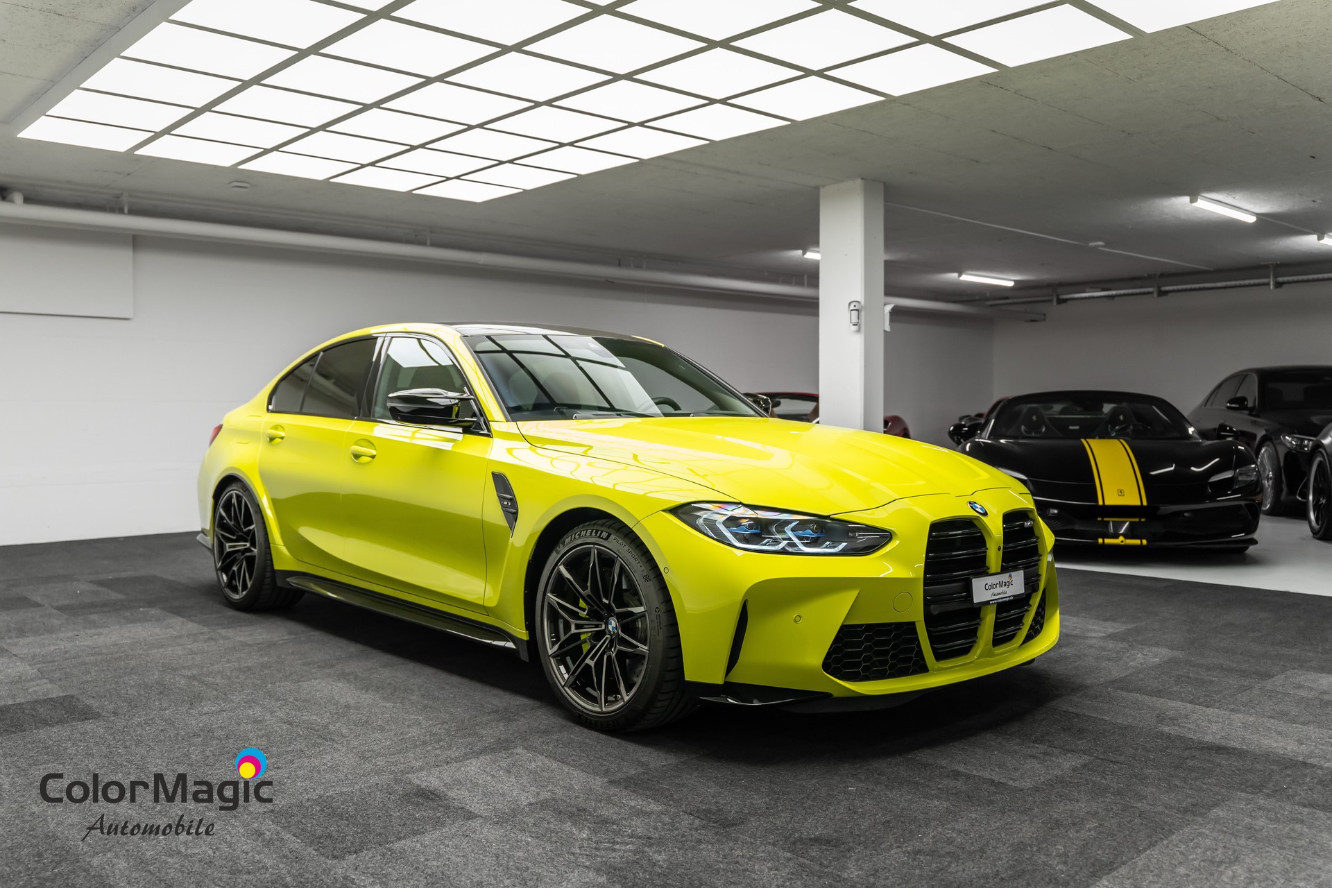 BMW M3 * HANDSCHALTUNG * INDIVIDUALLACKIERUNG SAO PAULO GELB * LEASING AB 640.- *-image-7