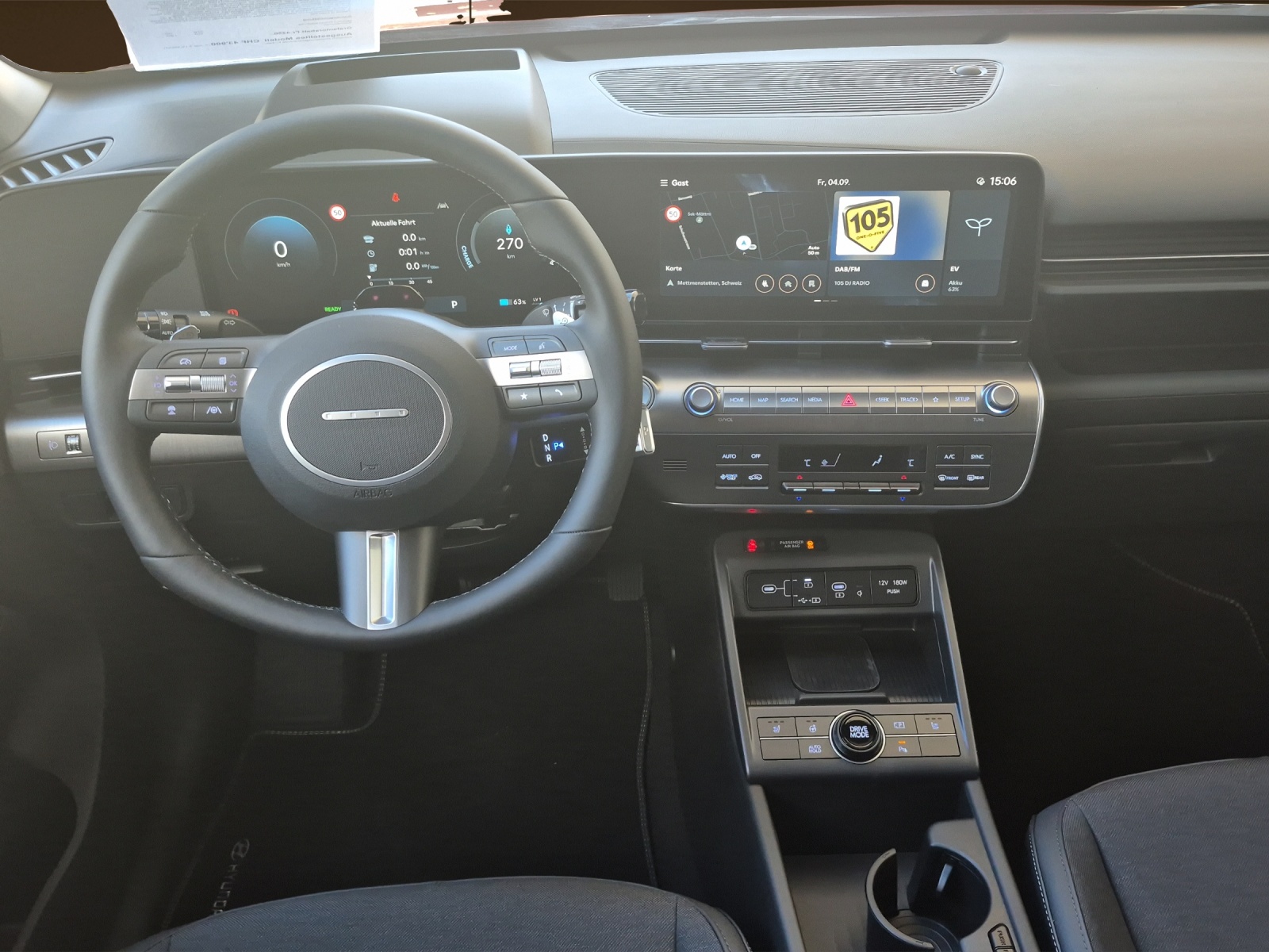 HYUNDAI Kona 65,4 kWh Electric Amplia Wärmepumpe-image-7